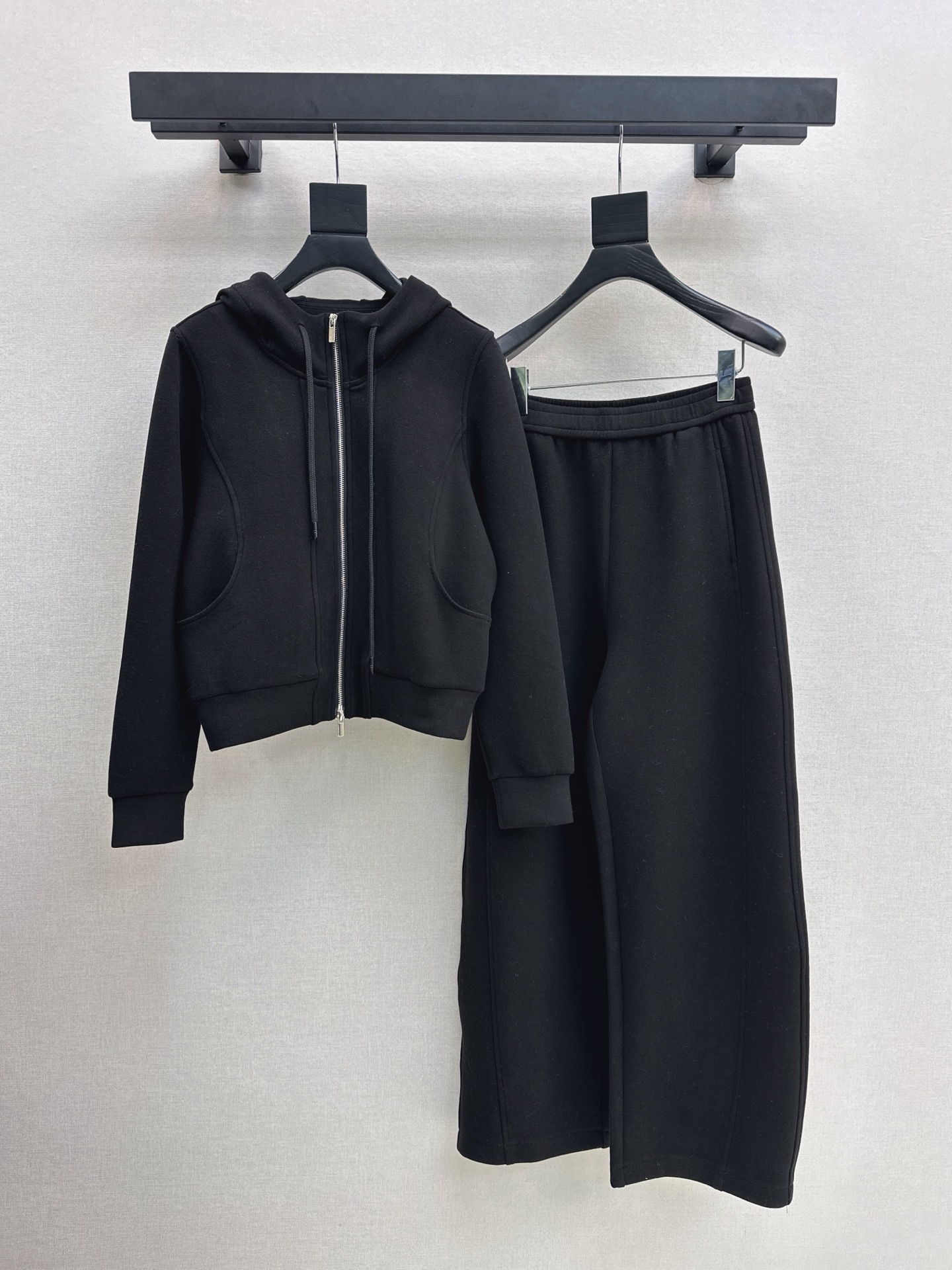 Brun 26fw hooded zipper jacket pants sets