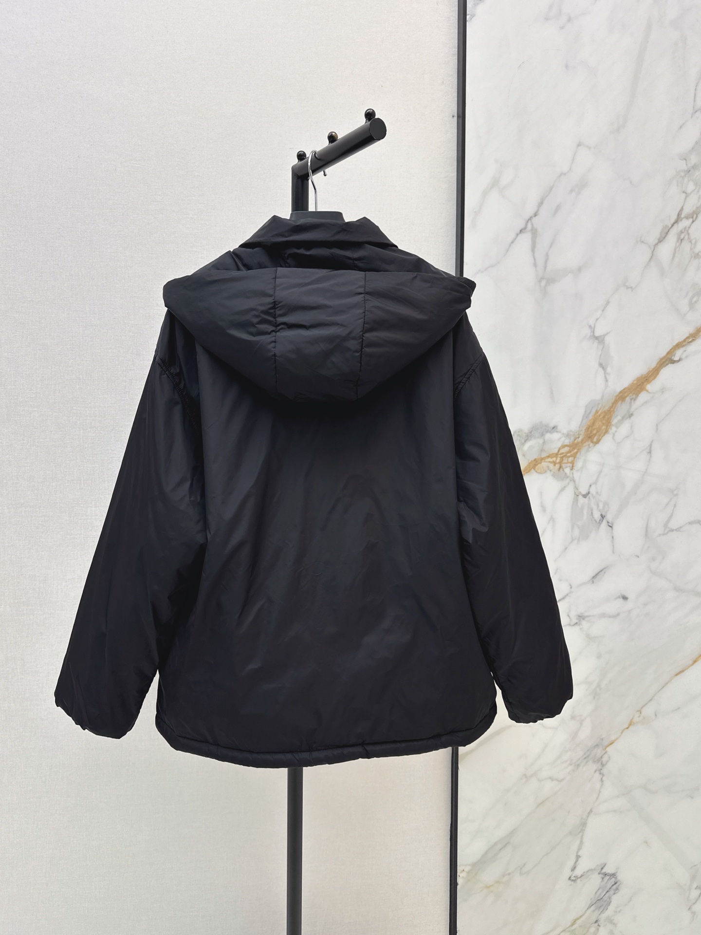 Pra 26fw hooded padded jacket