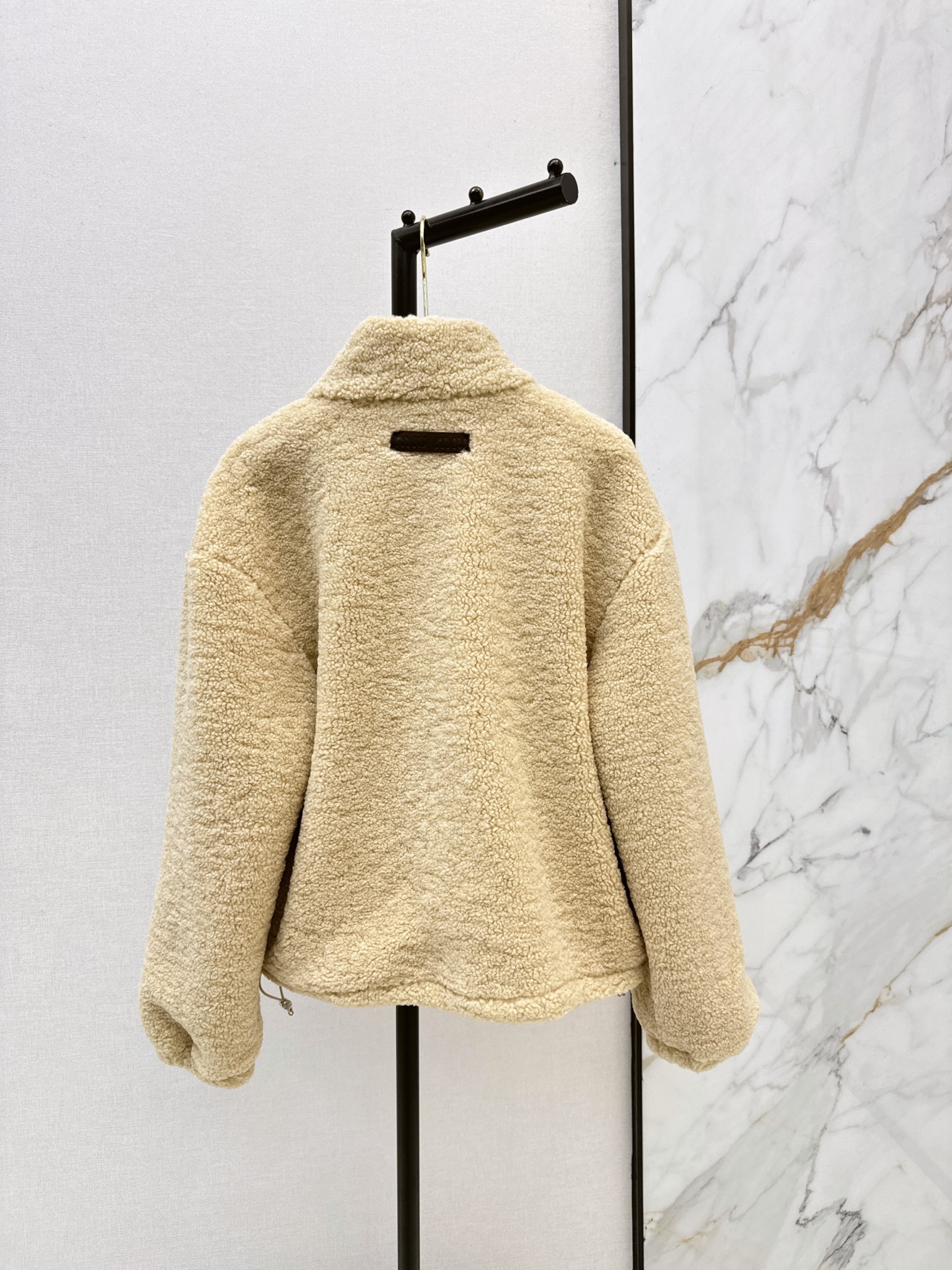 Miu 26fw faux shearling jacket