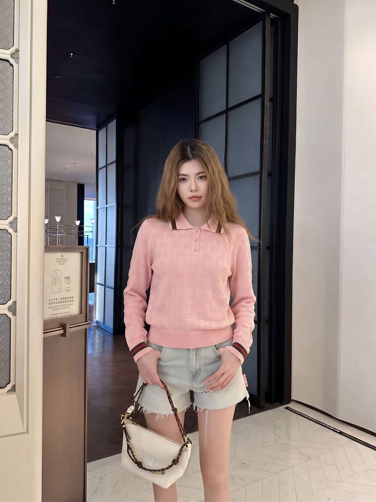 Guc 26fw jacquard sweater