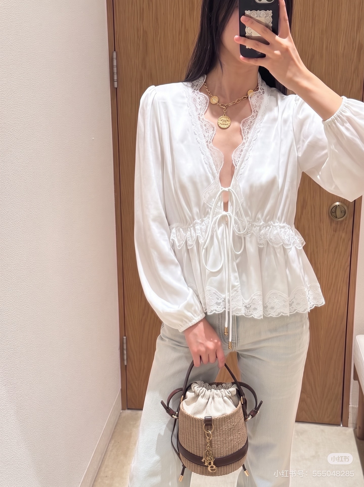 Chol 26fw lace cardigan