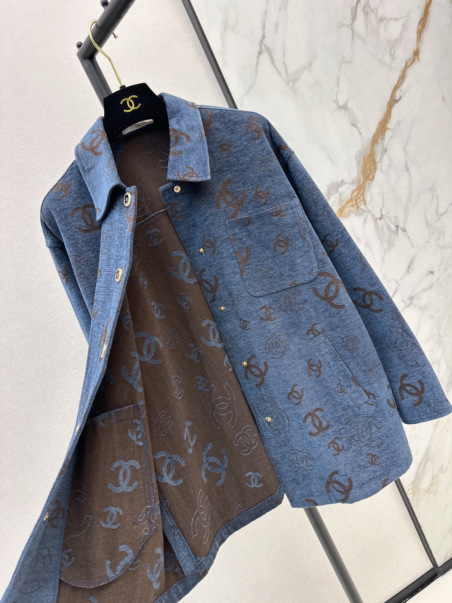 Chan 26fw print jacket