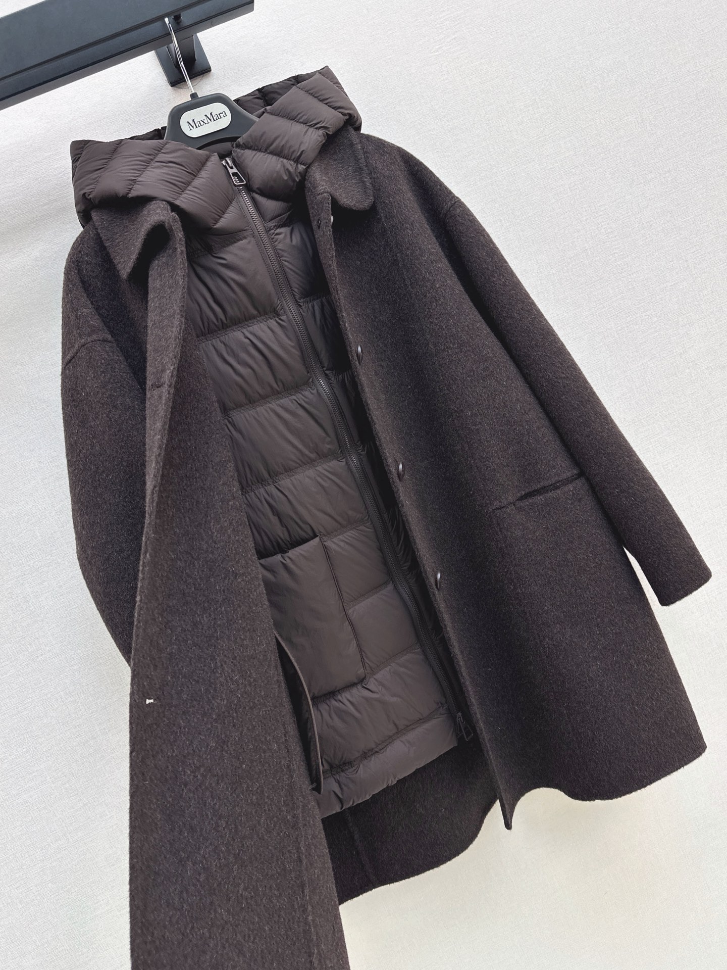 Max 26fw down vest woolen overcoats sets