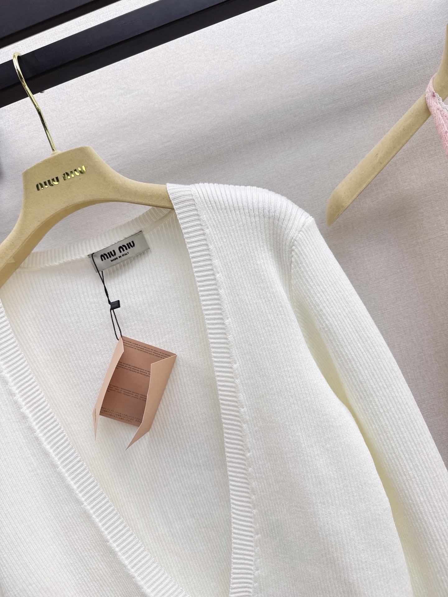 Miu 26fw knit camisole knit sweater sets