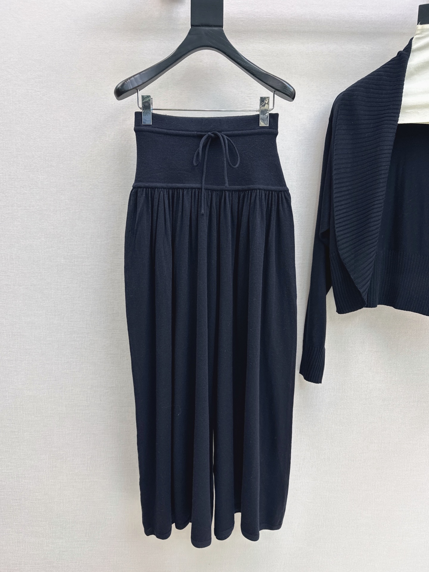Row 26fw wool cardigan tube top pants sets