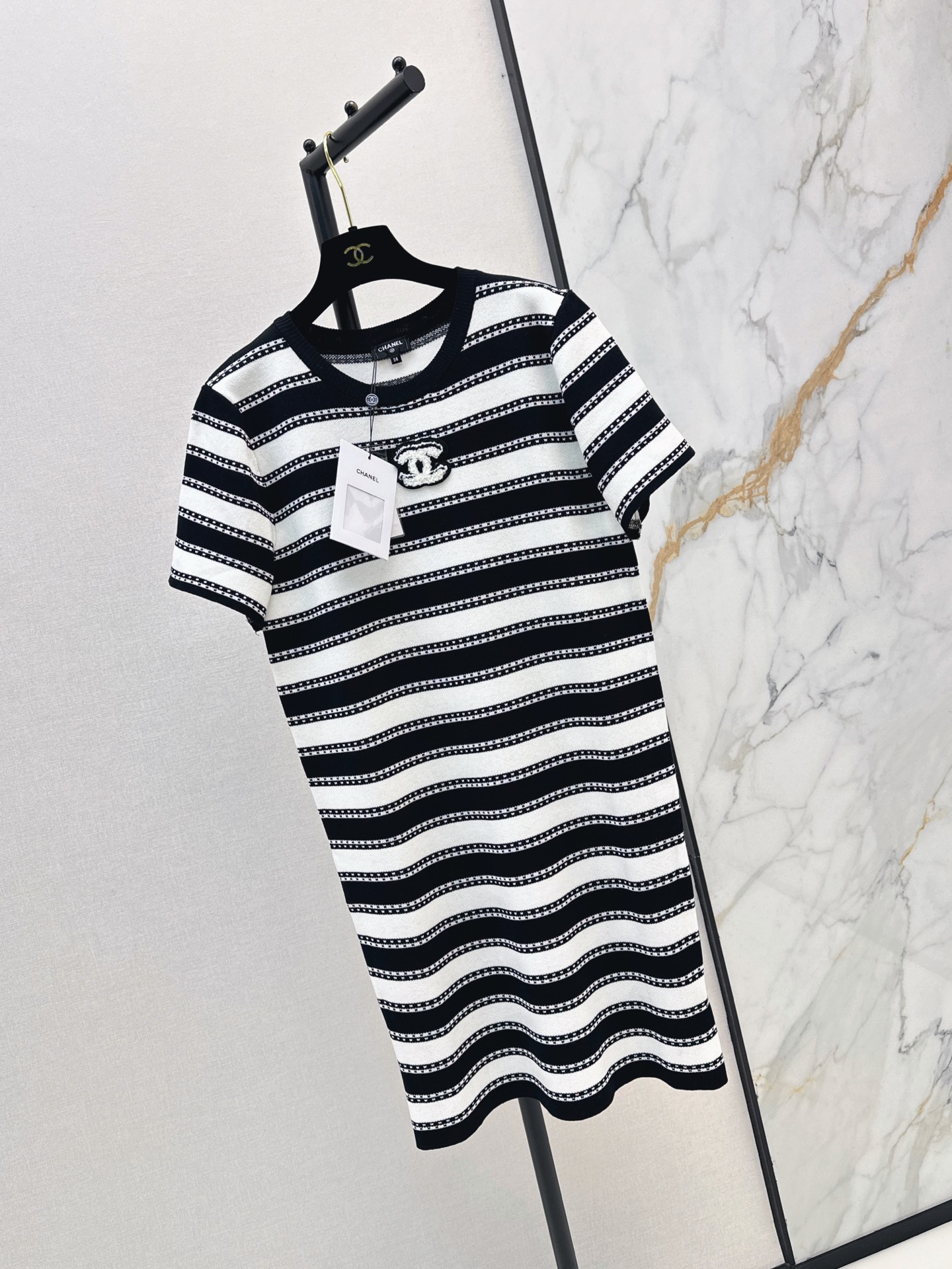 Chan 26ss stripe dress