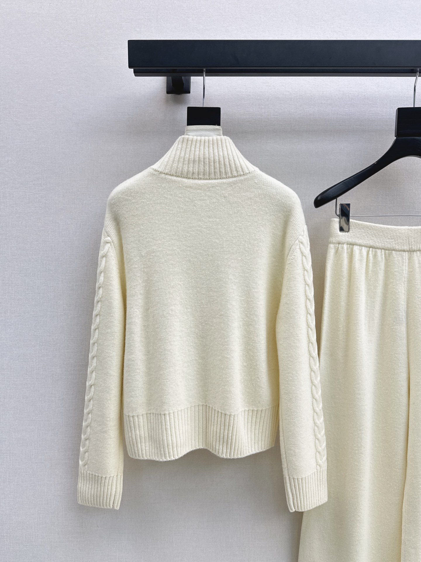Max 26fw jacquard knit cardigan pants sets