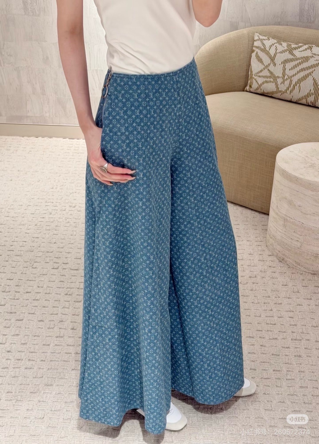 Loui 26ss wide-leg jeans