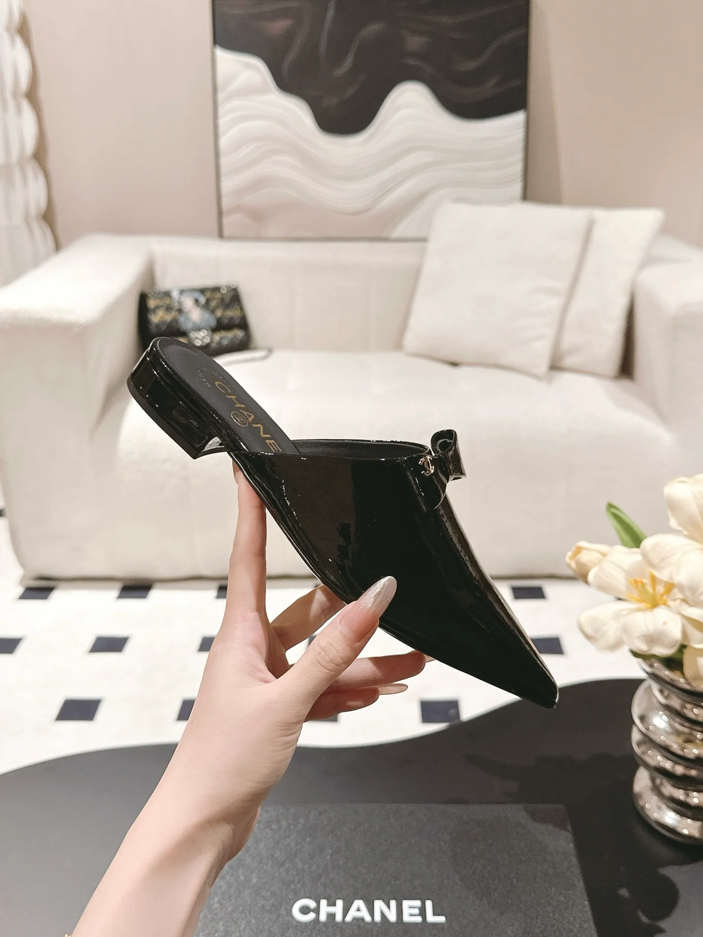 Chan 25fw mules