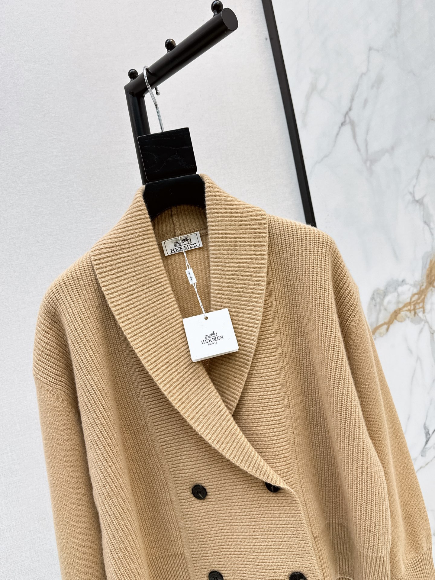 Her 26fw cashmere knit jacket