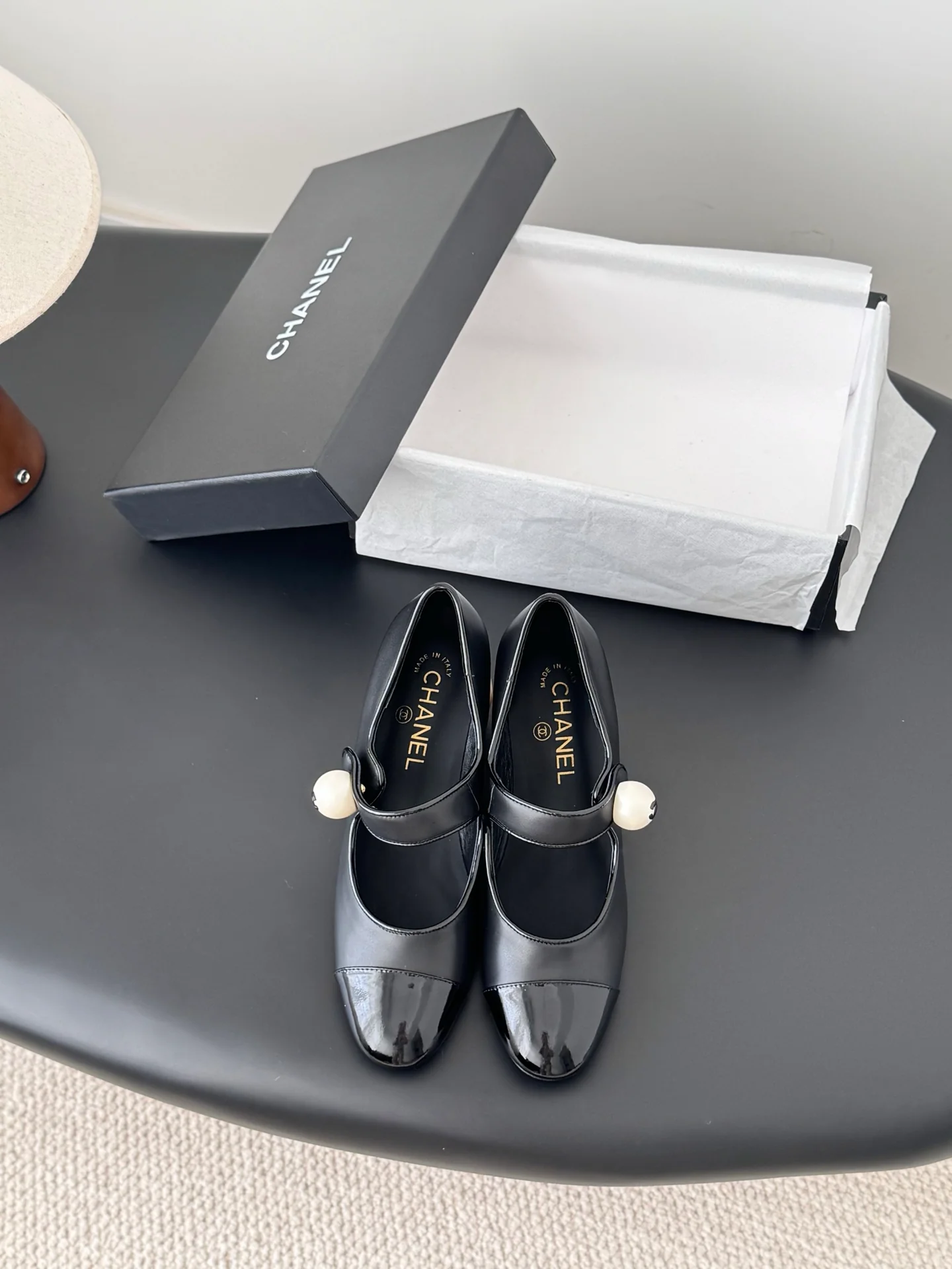 Chan 25fw mary jane chunky heel