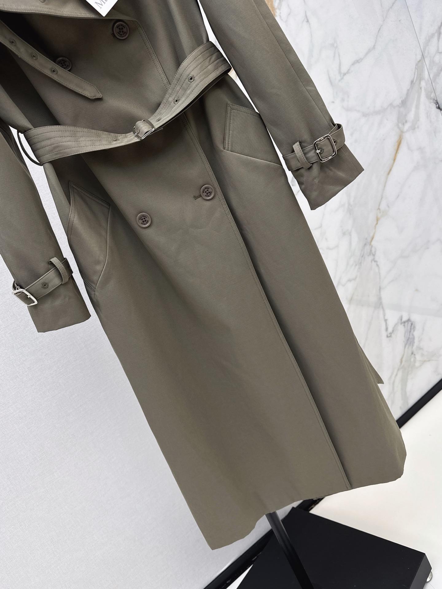 Max 26fw Belted Long Trench Coat
