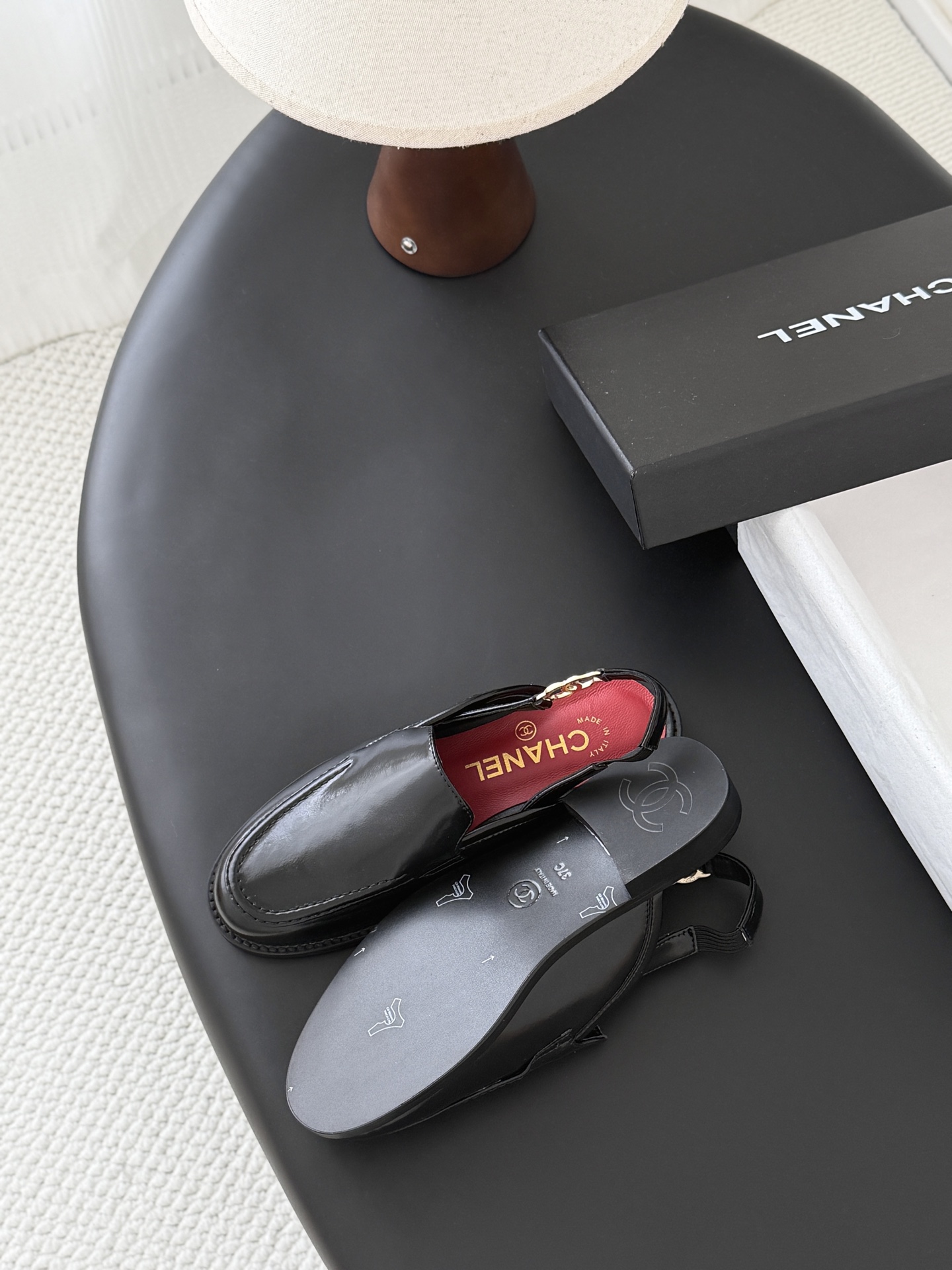 Chan 26ss slingback loafers