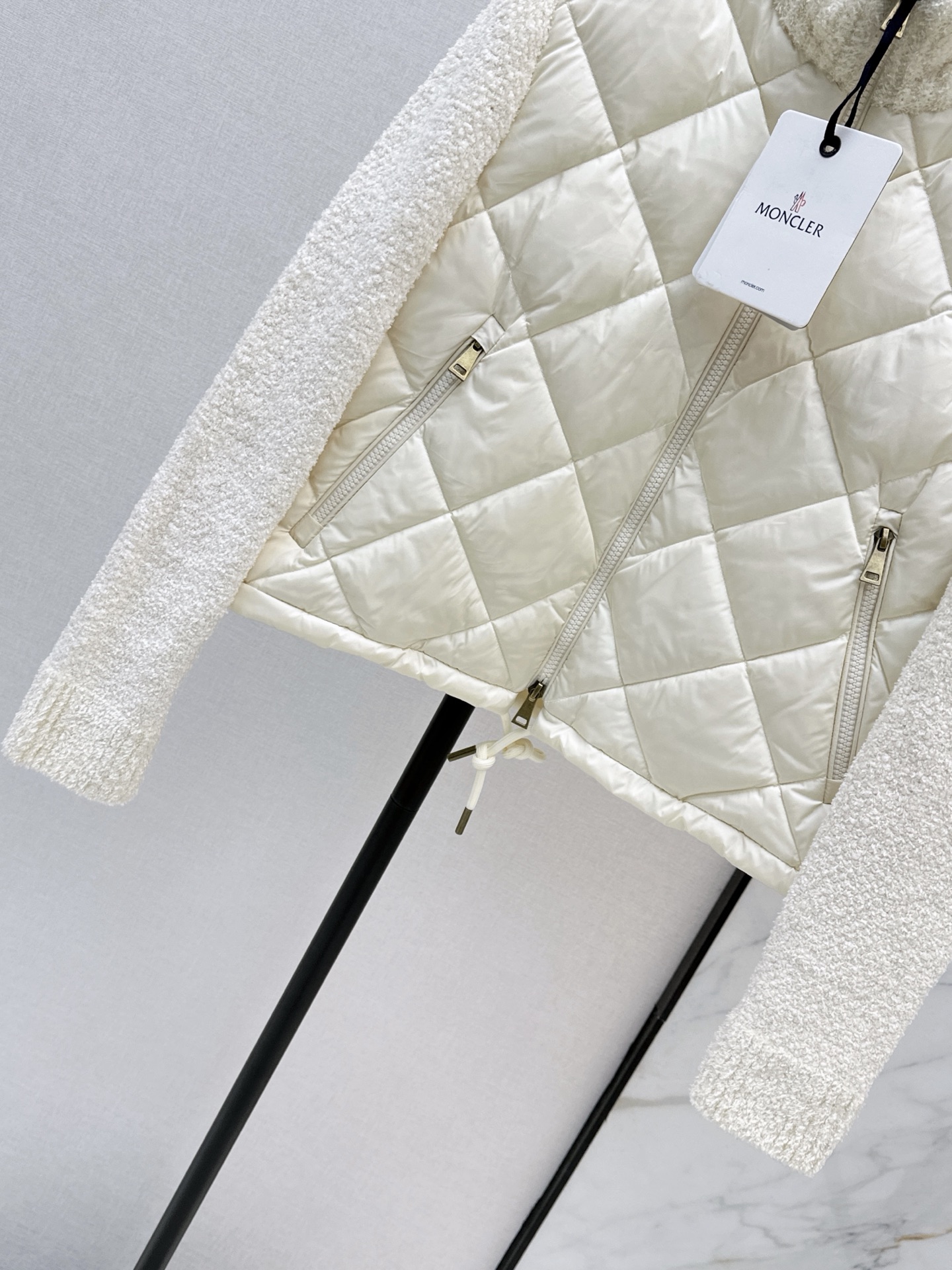 Monc 26fw knit contract down jacket