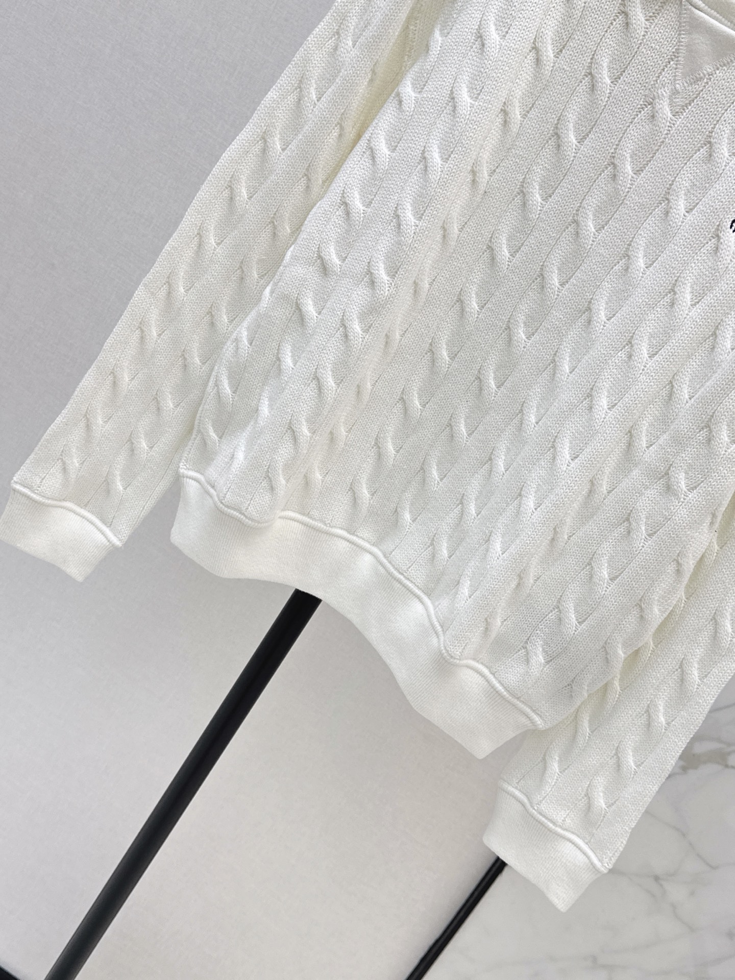 Ralp 26fw cable knit top