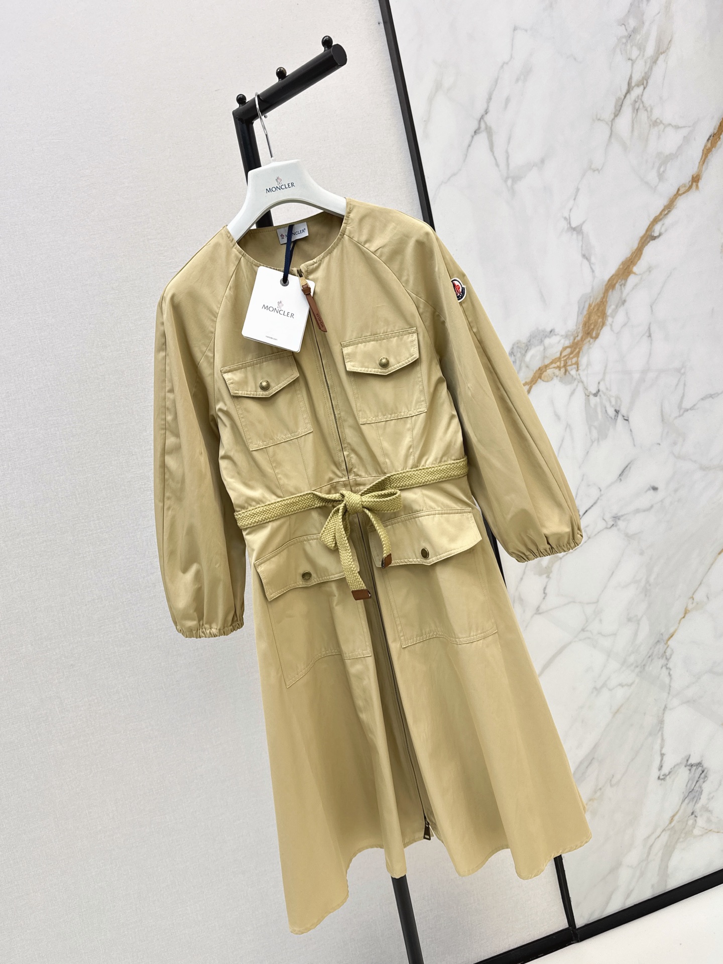Monc 26fw drawstring dress