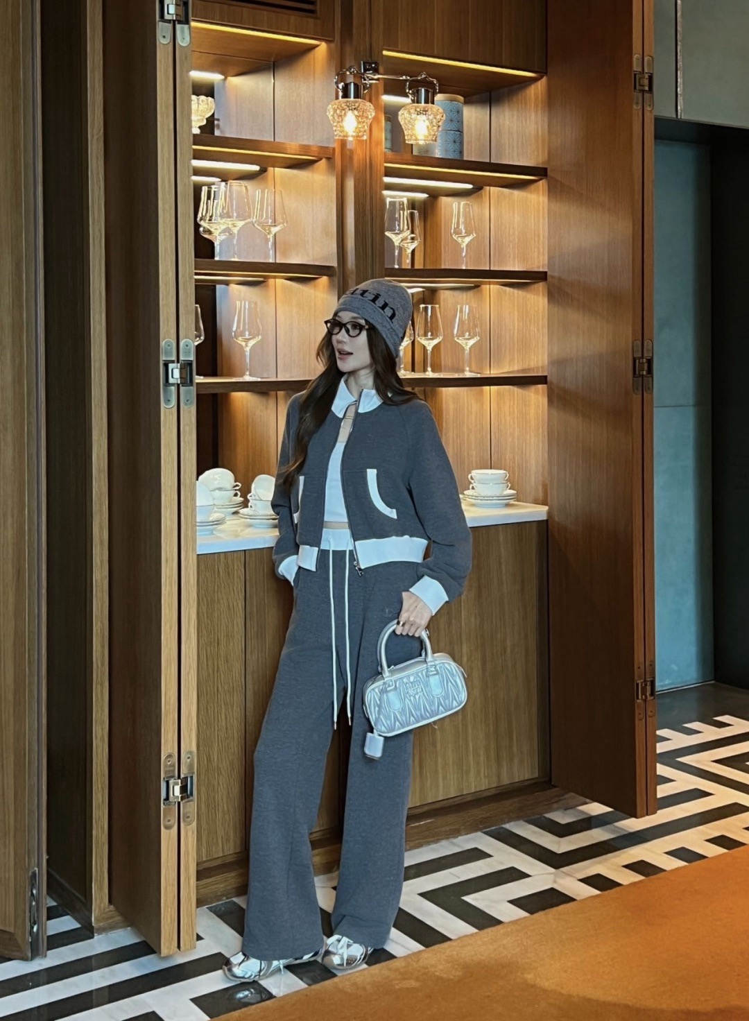 Celi 26fw casual jacket pants sets