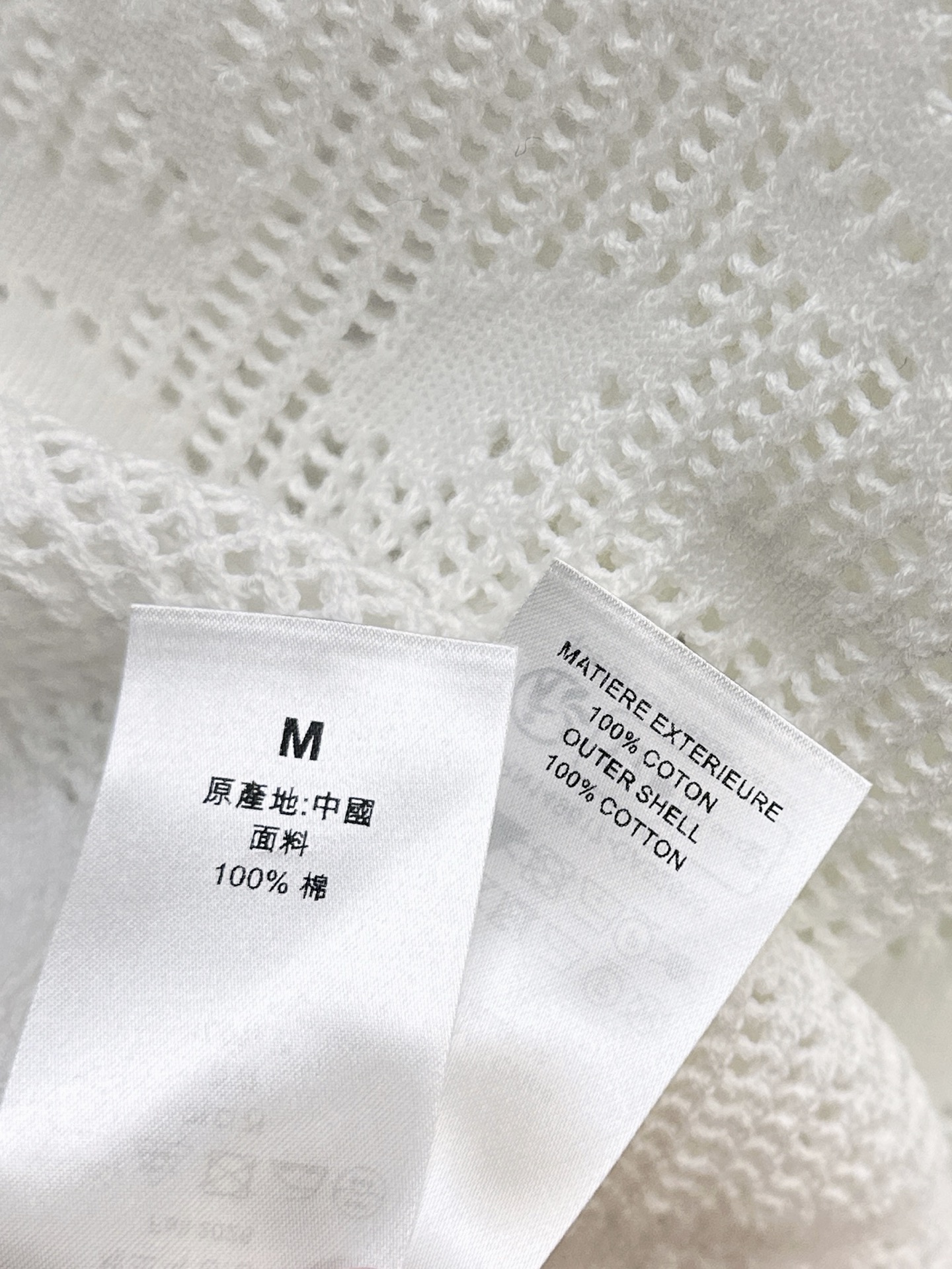 Chol 26fw hollow knit cardigan