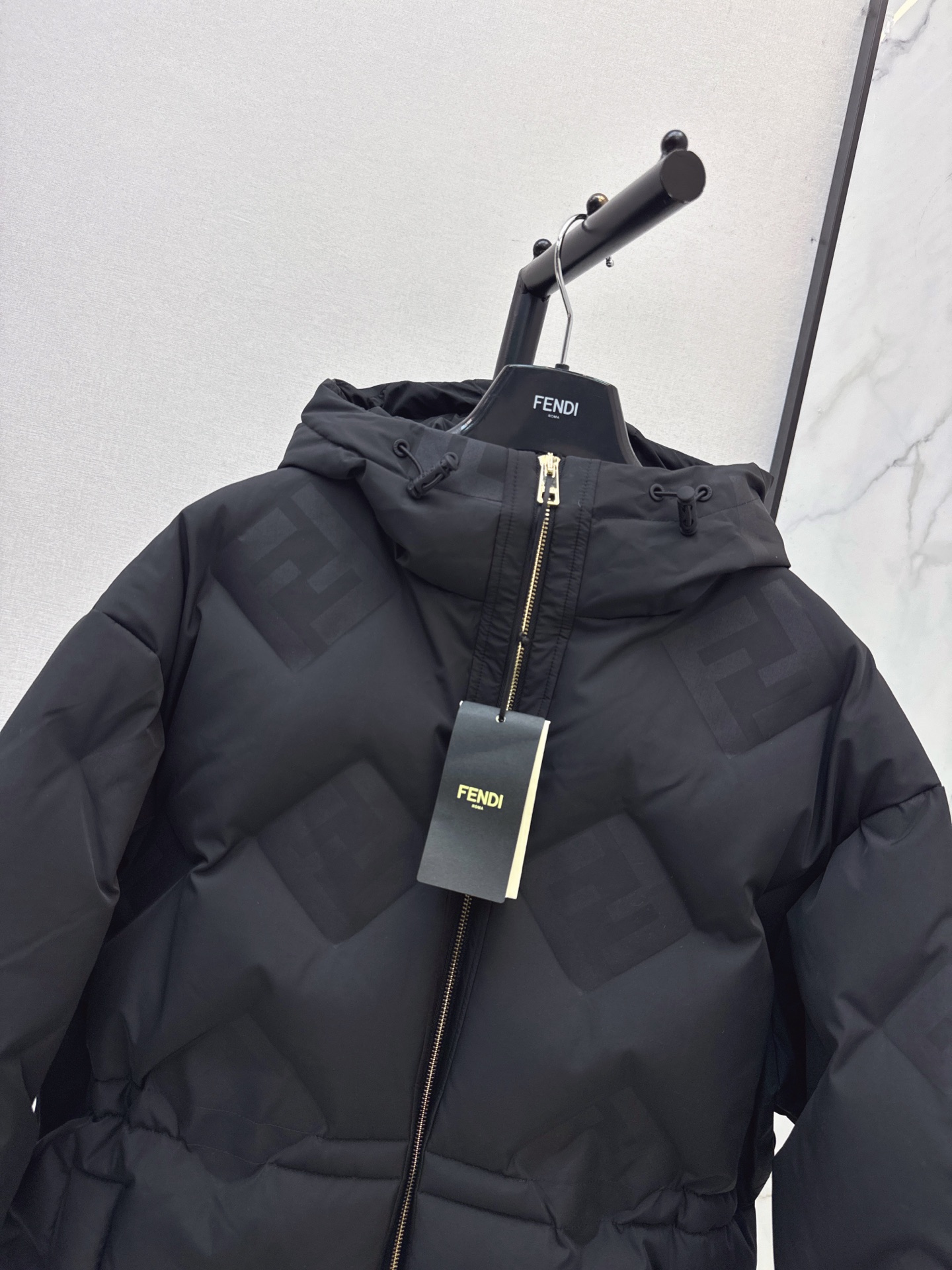 Fen 26fw hooded down jacket