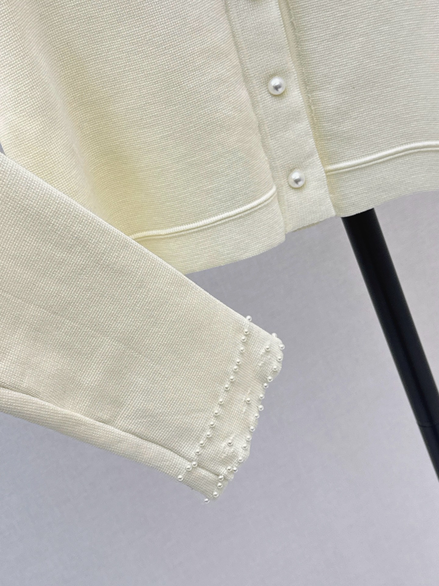 Chan 26fw beading knit cardigan