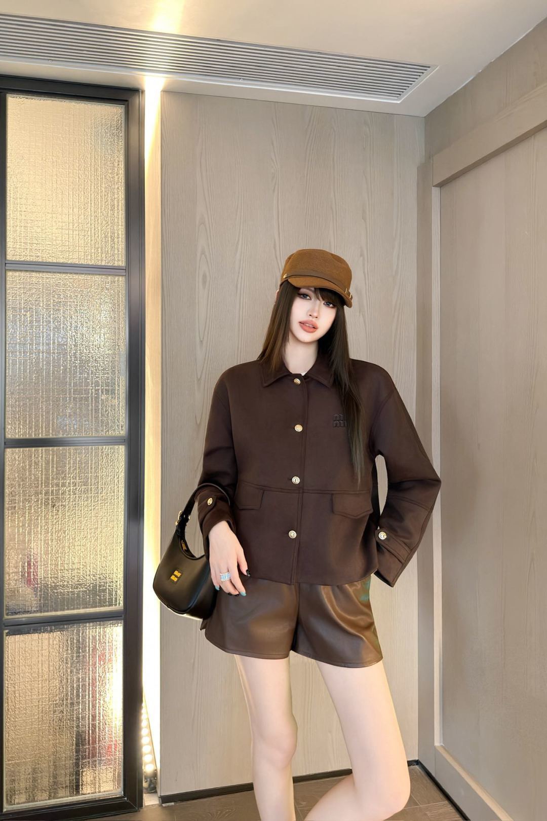 Miu 26fw collared jacket