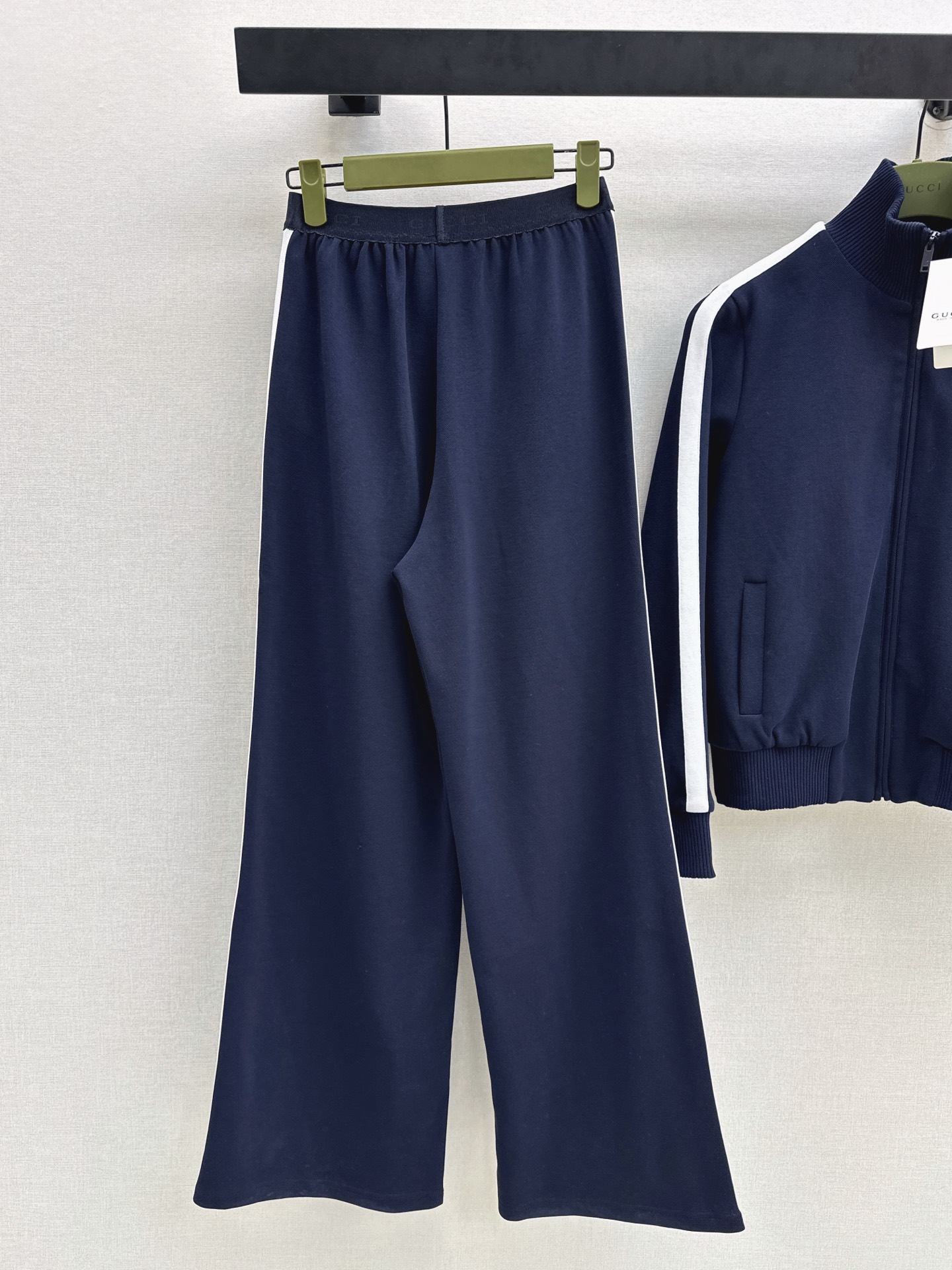 Guc 26fw zipper jacket vest pants sets