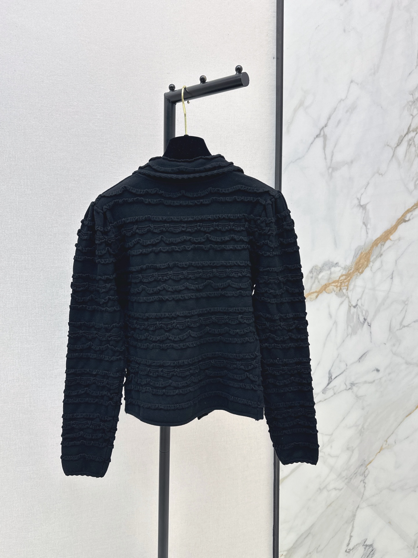 Chan 26fw ruffle cardigan