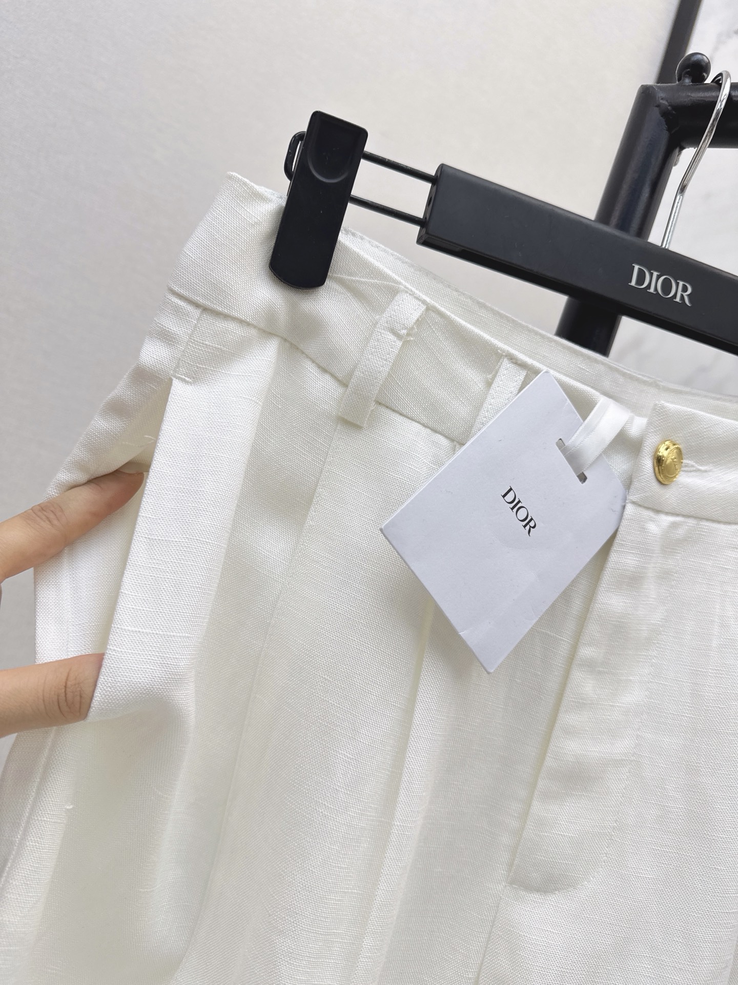 CD 26ss linen straight pants