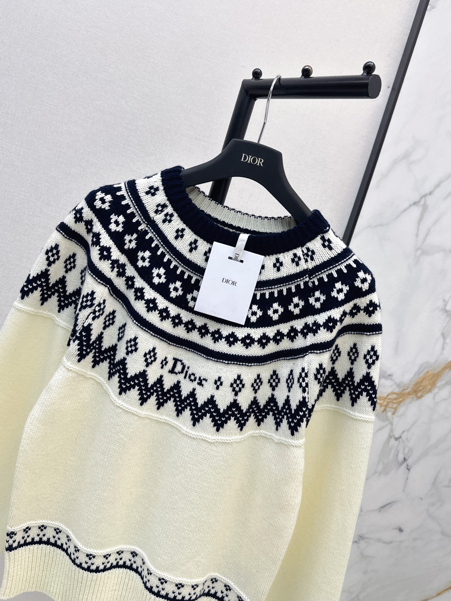 CD 26fw fair isle sweater