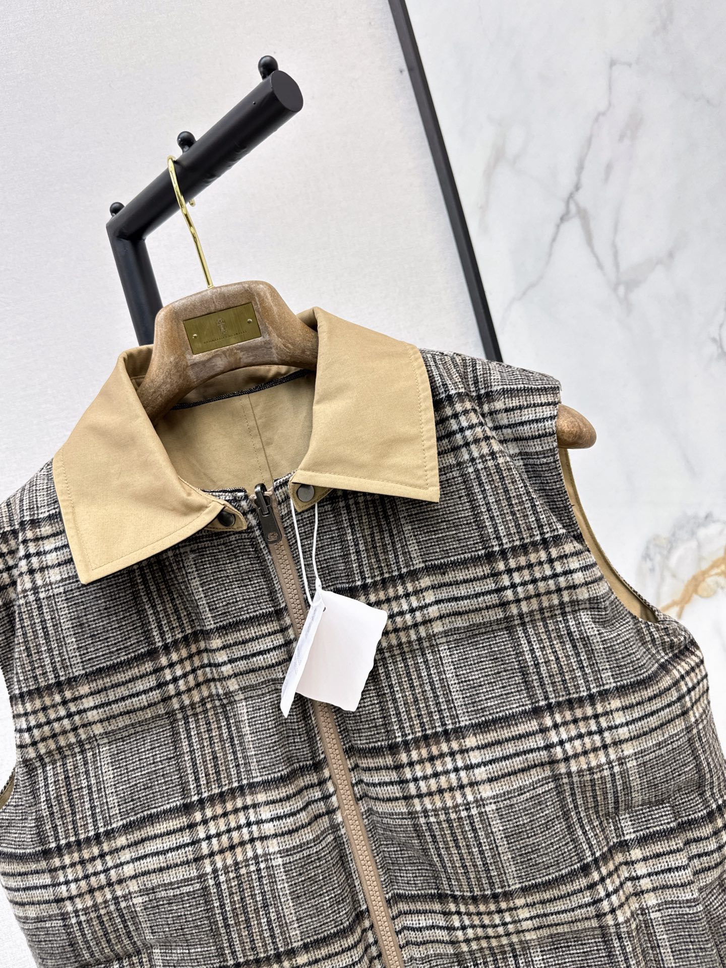 Brun 26fw reversible down vest