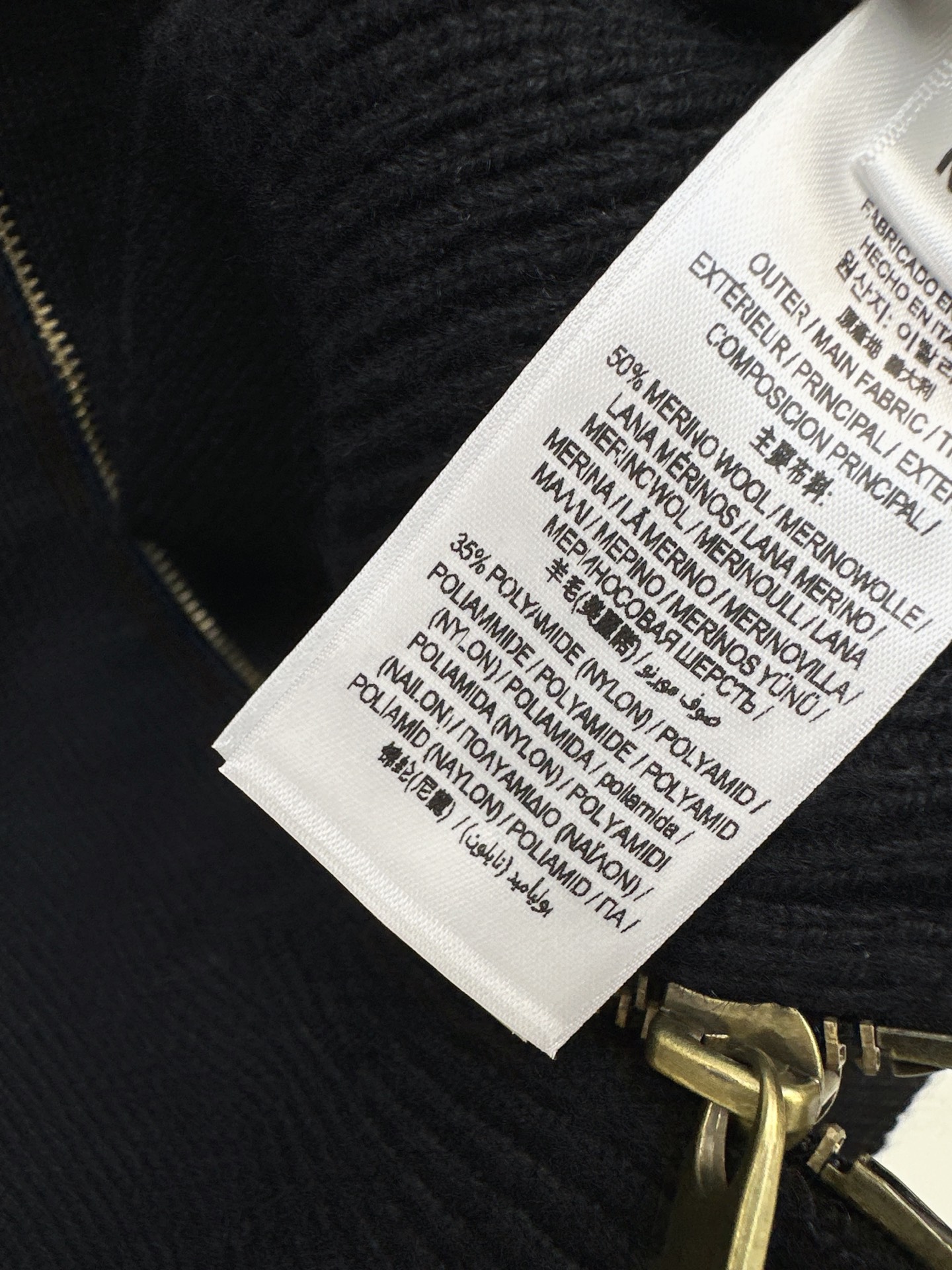 Burb 26fw check contract zipper jacket