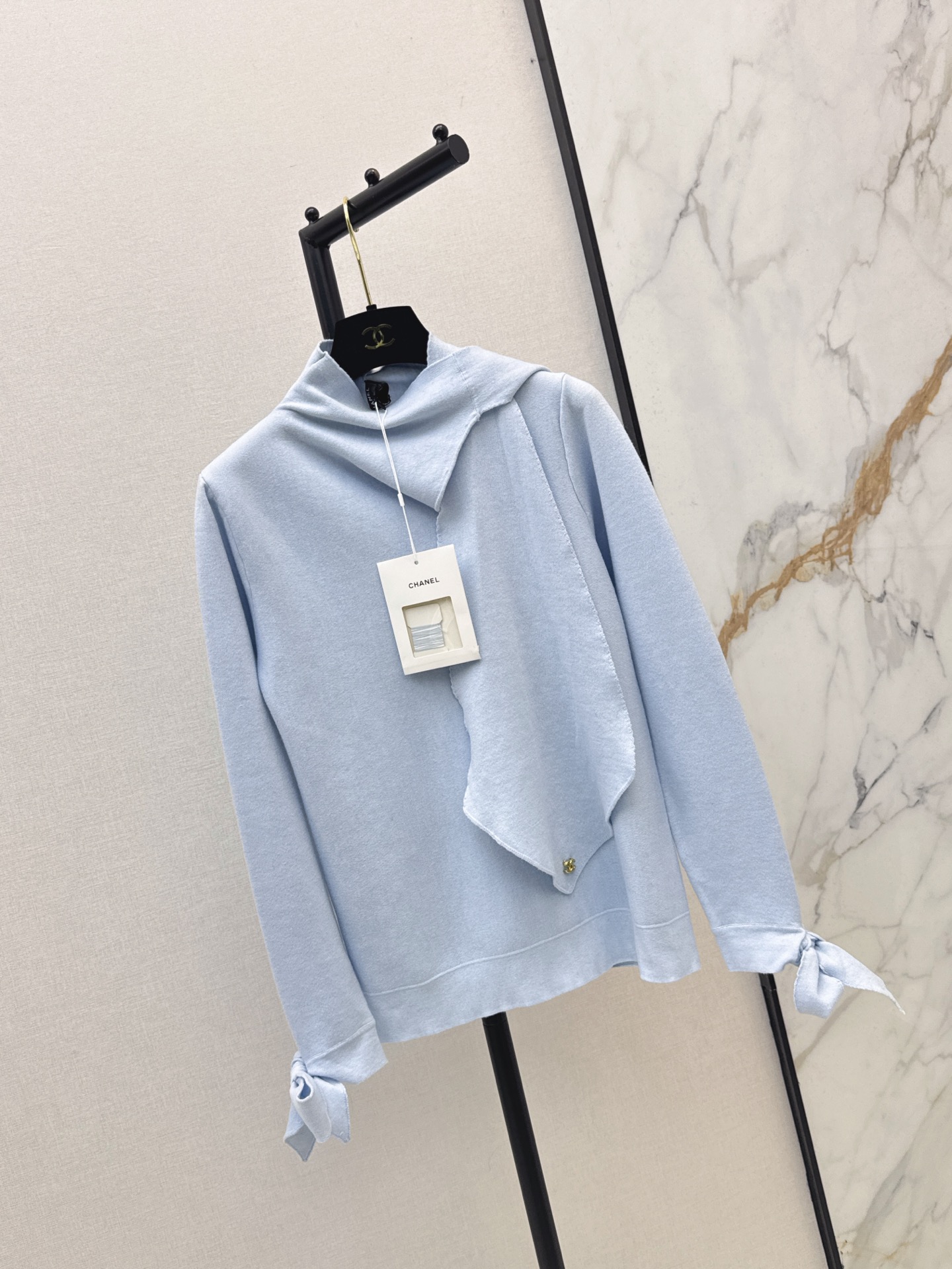 Chan 26fw bow knitwear
