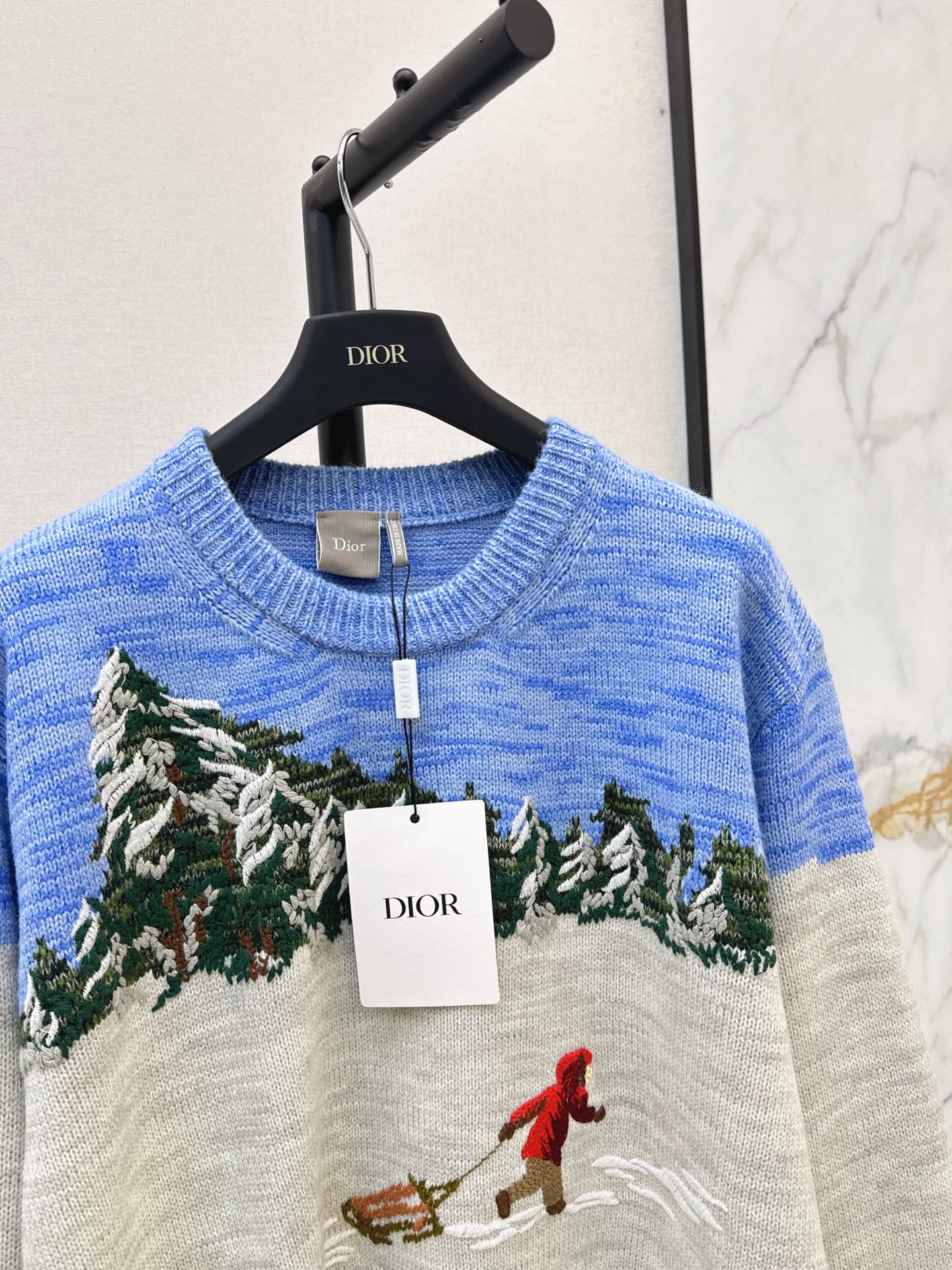 CD 26fw jacquard knit sweater