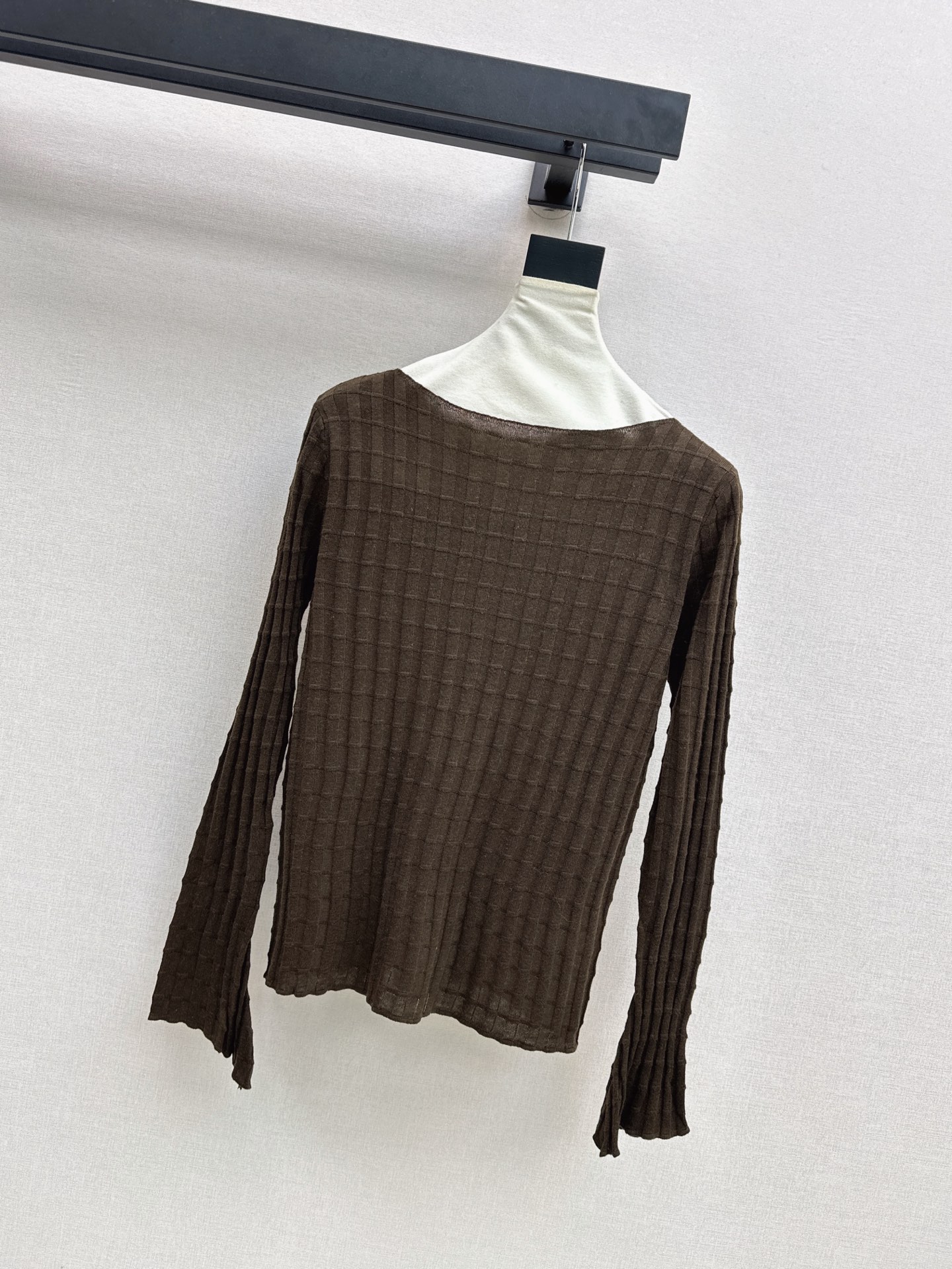 Brun 26fw slim-fit knitwear