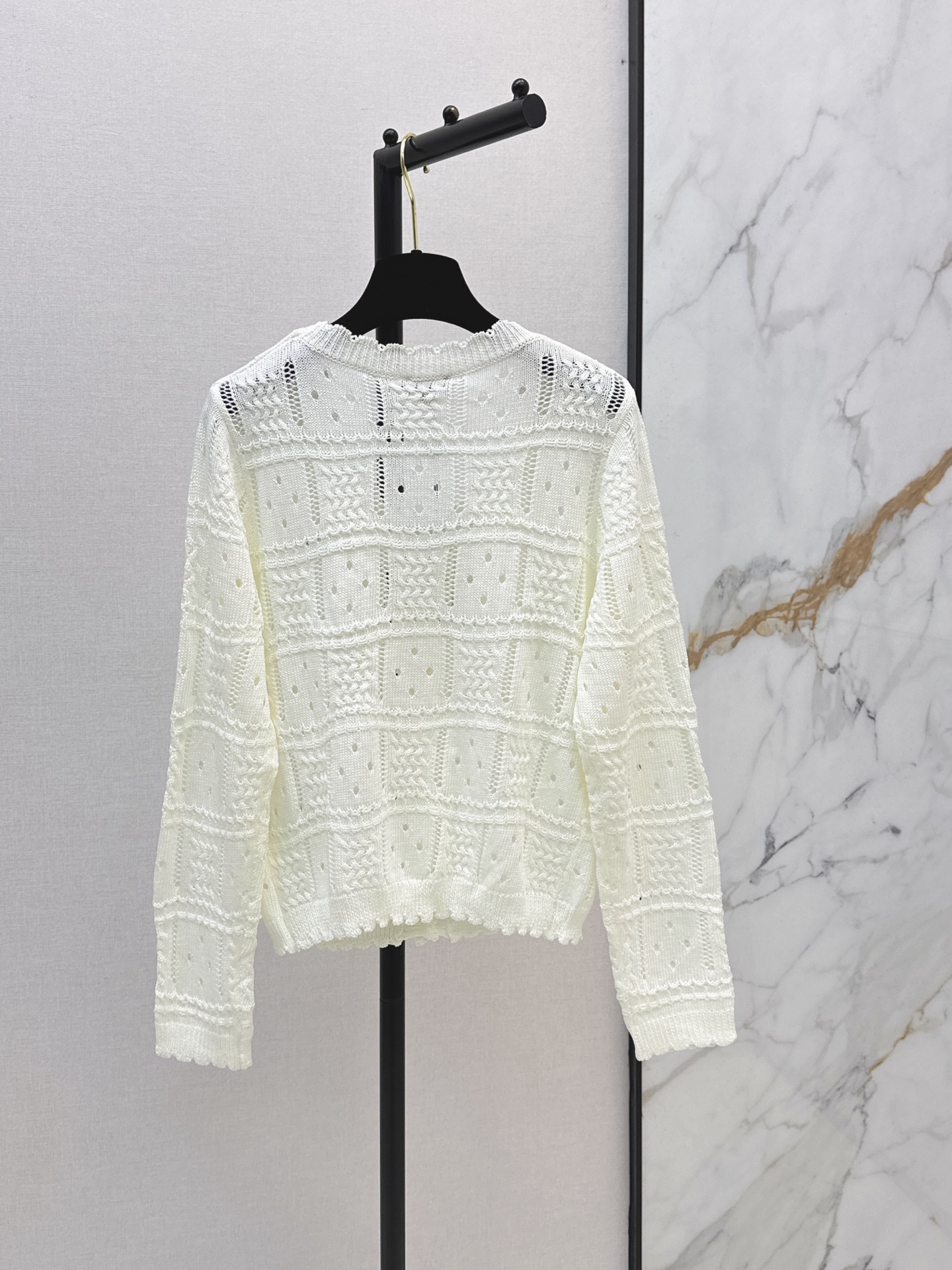 Chan 26fw jacquard knit cardigan