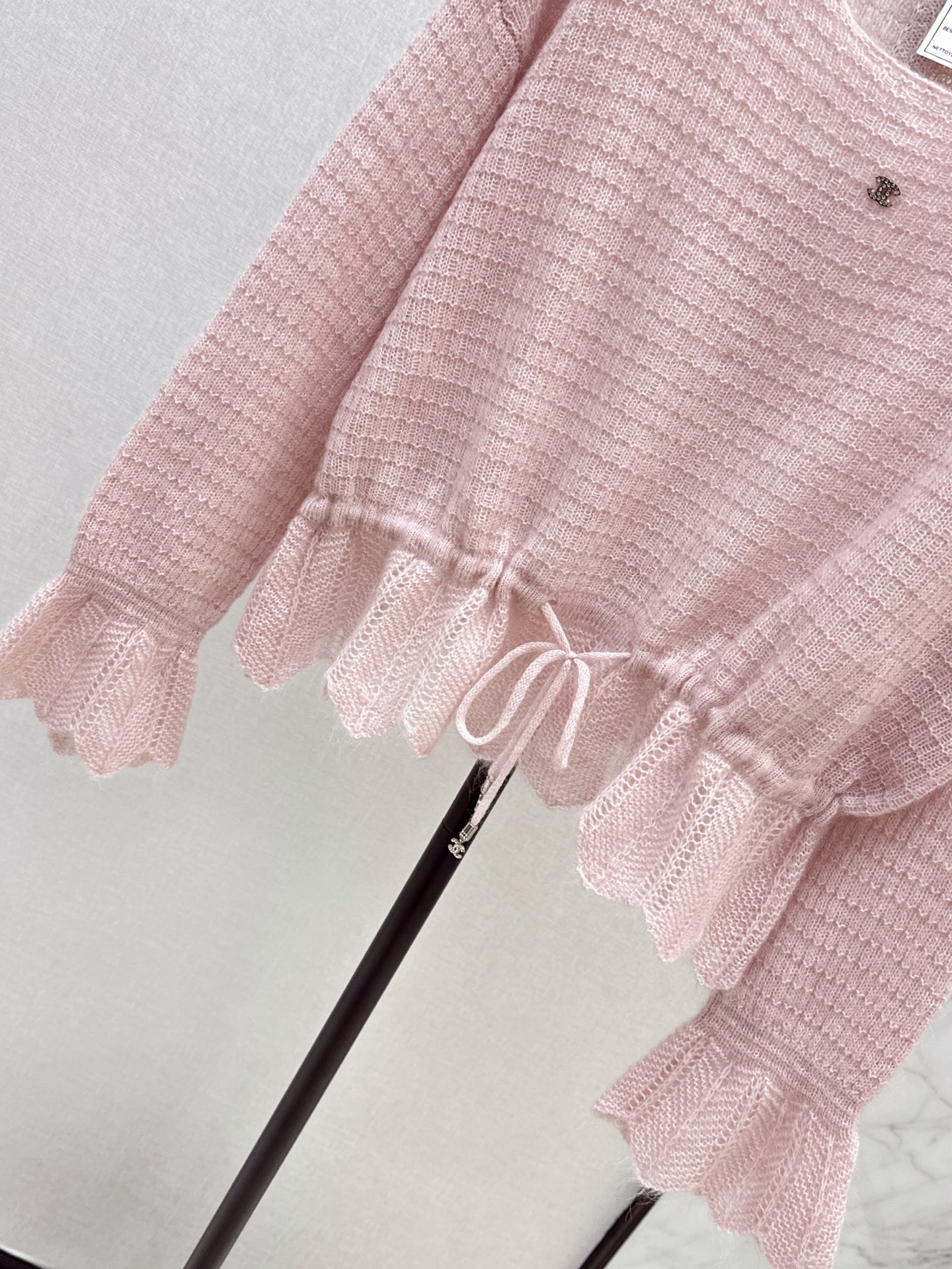 Chan 26fw drawstring knitwear