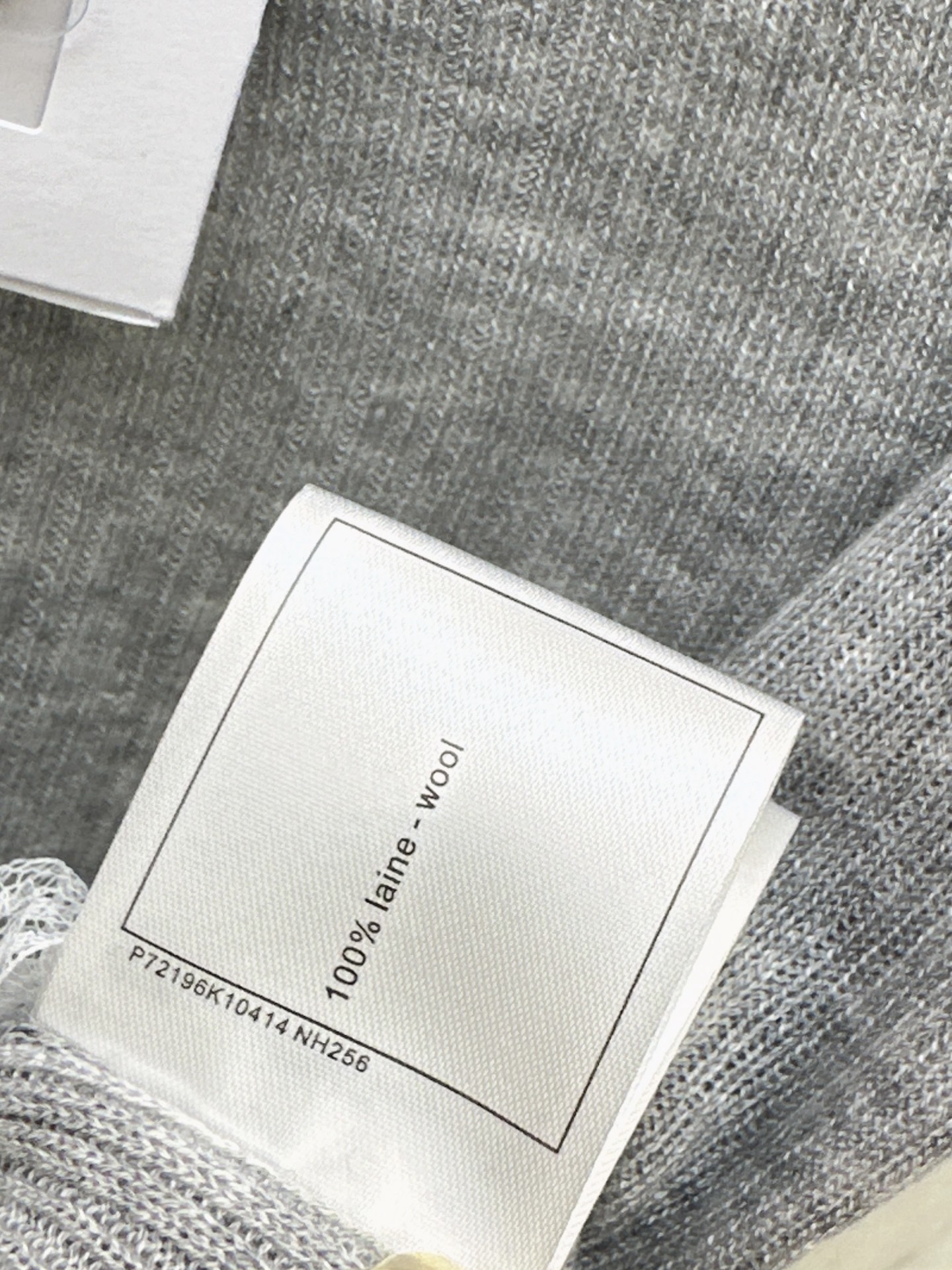 Chan 26fw lace trim knitwear