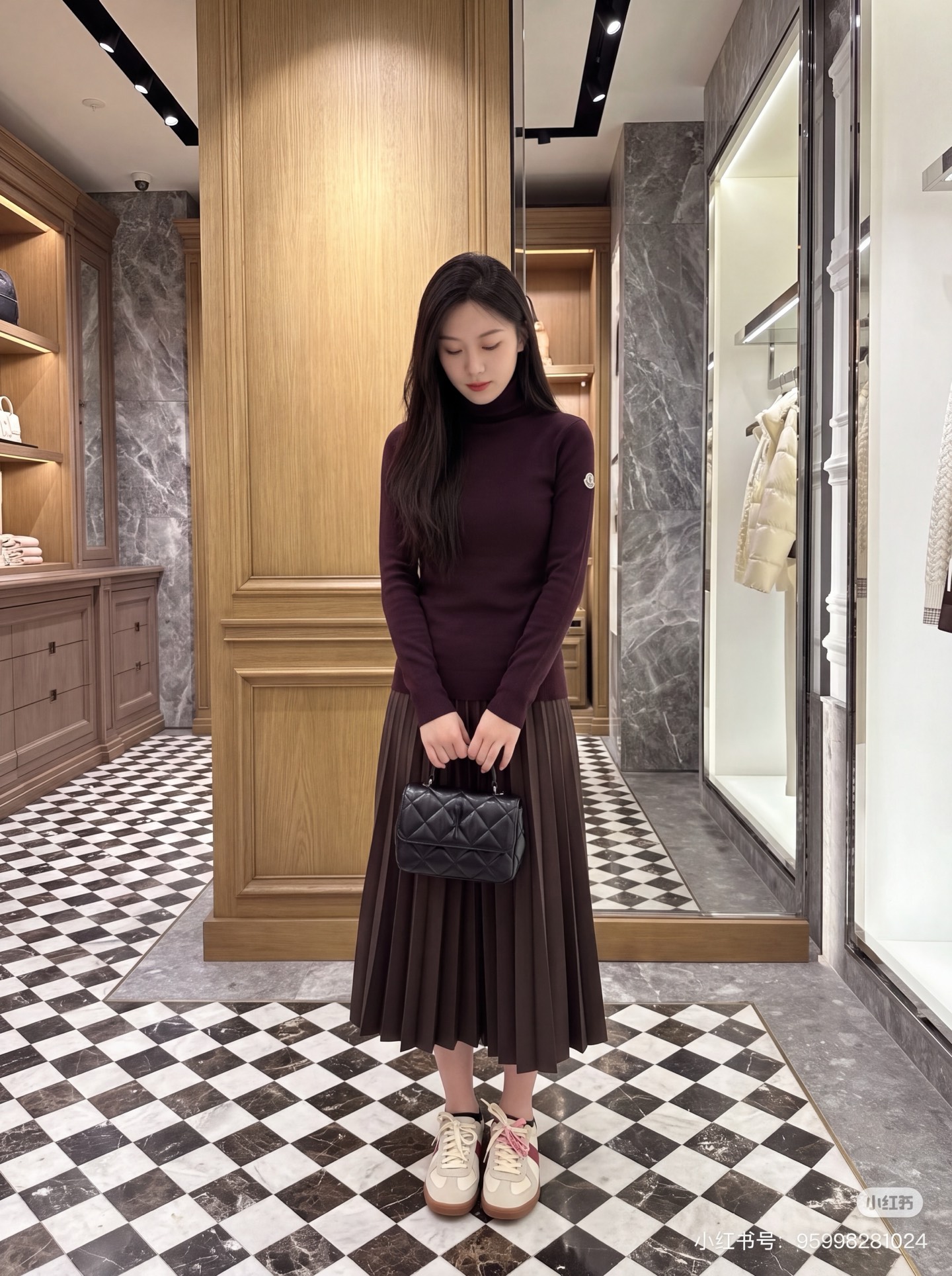 Monc 26fw knit basic tee