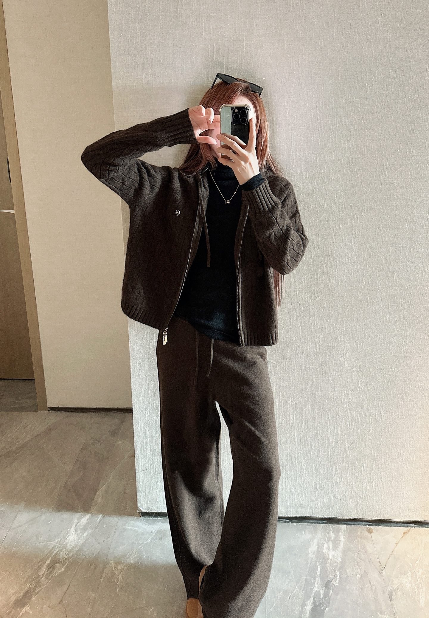 Her 26fw wool jacket pants sets