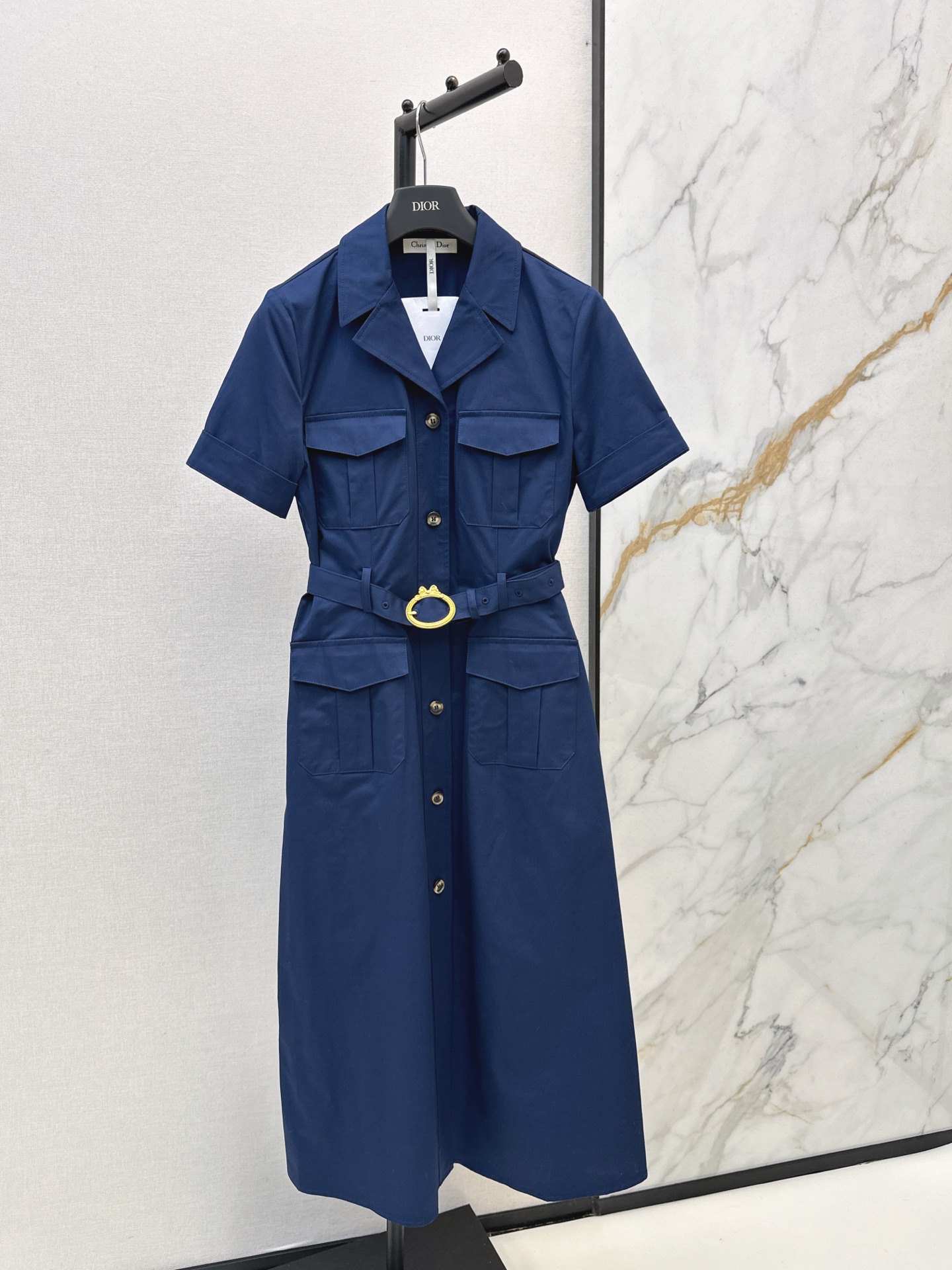 CD 26fw belted shirt dress