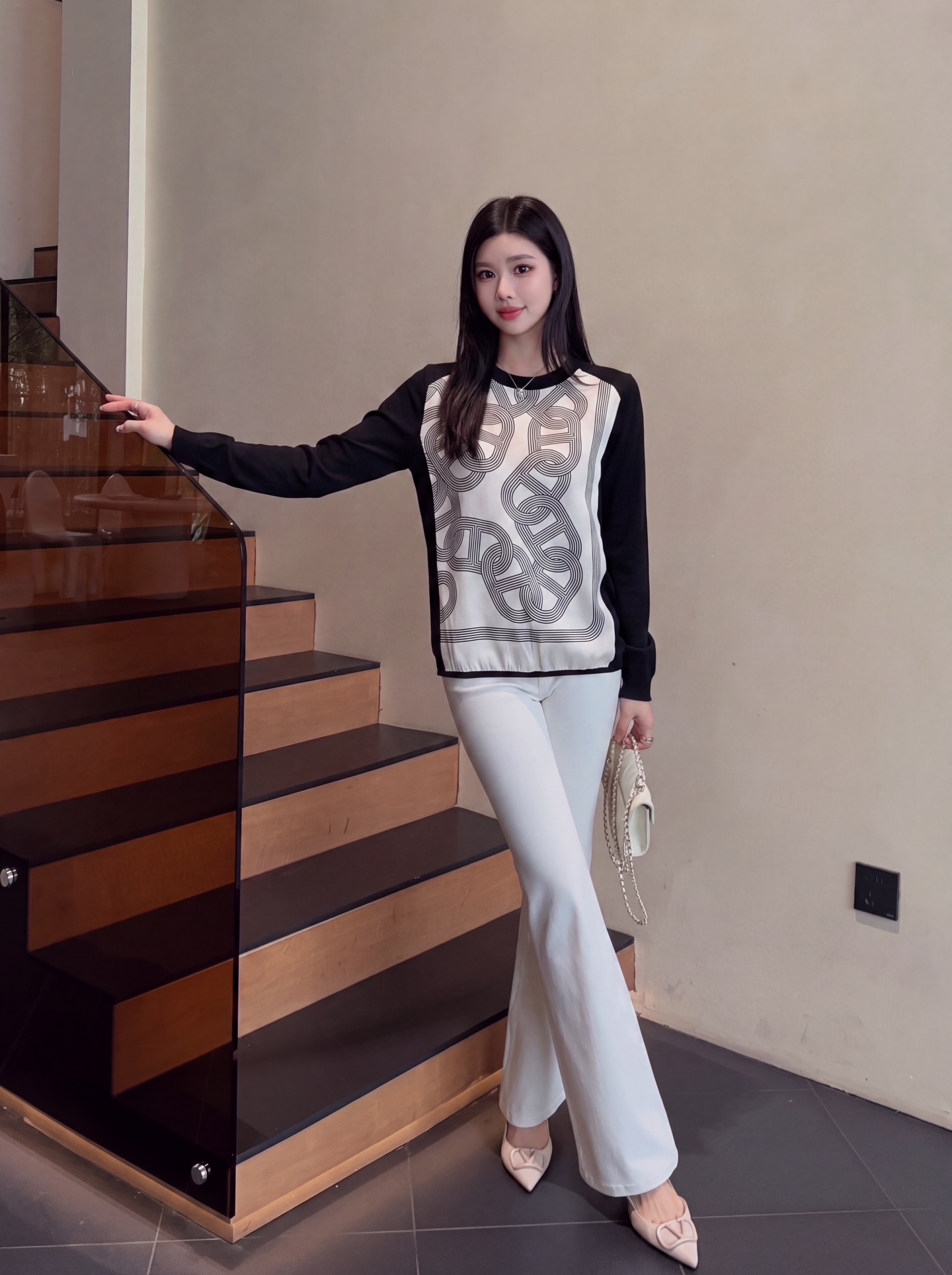 Her 26fw print knitwear