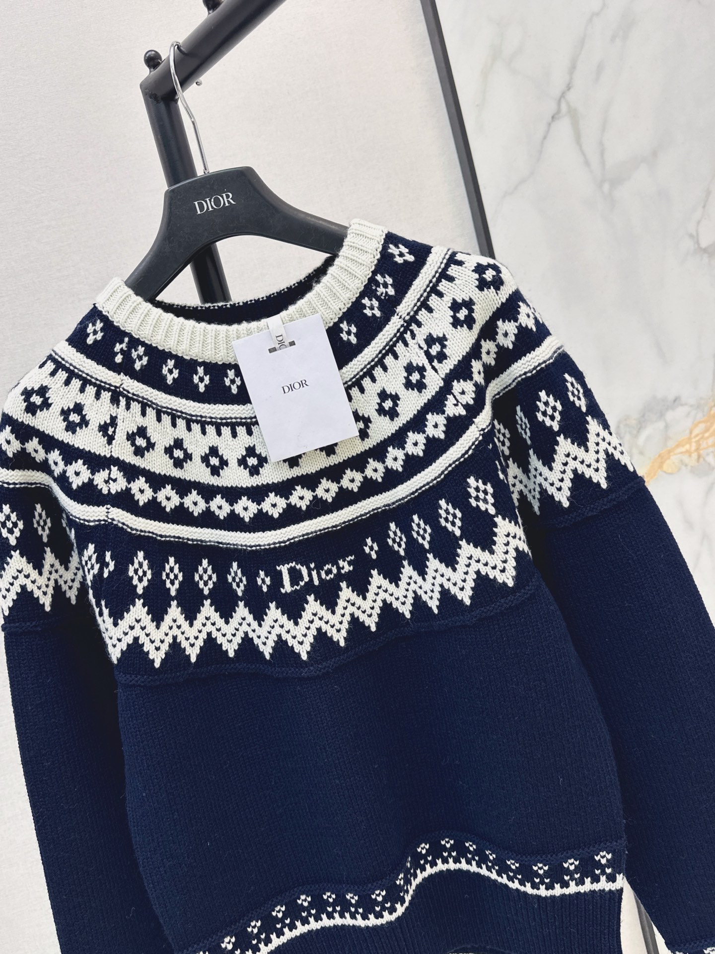 CD 26fw fair isle sweater
