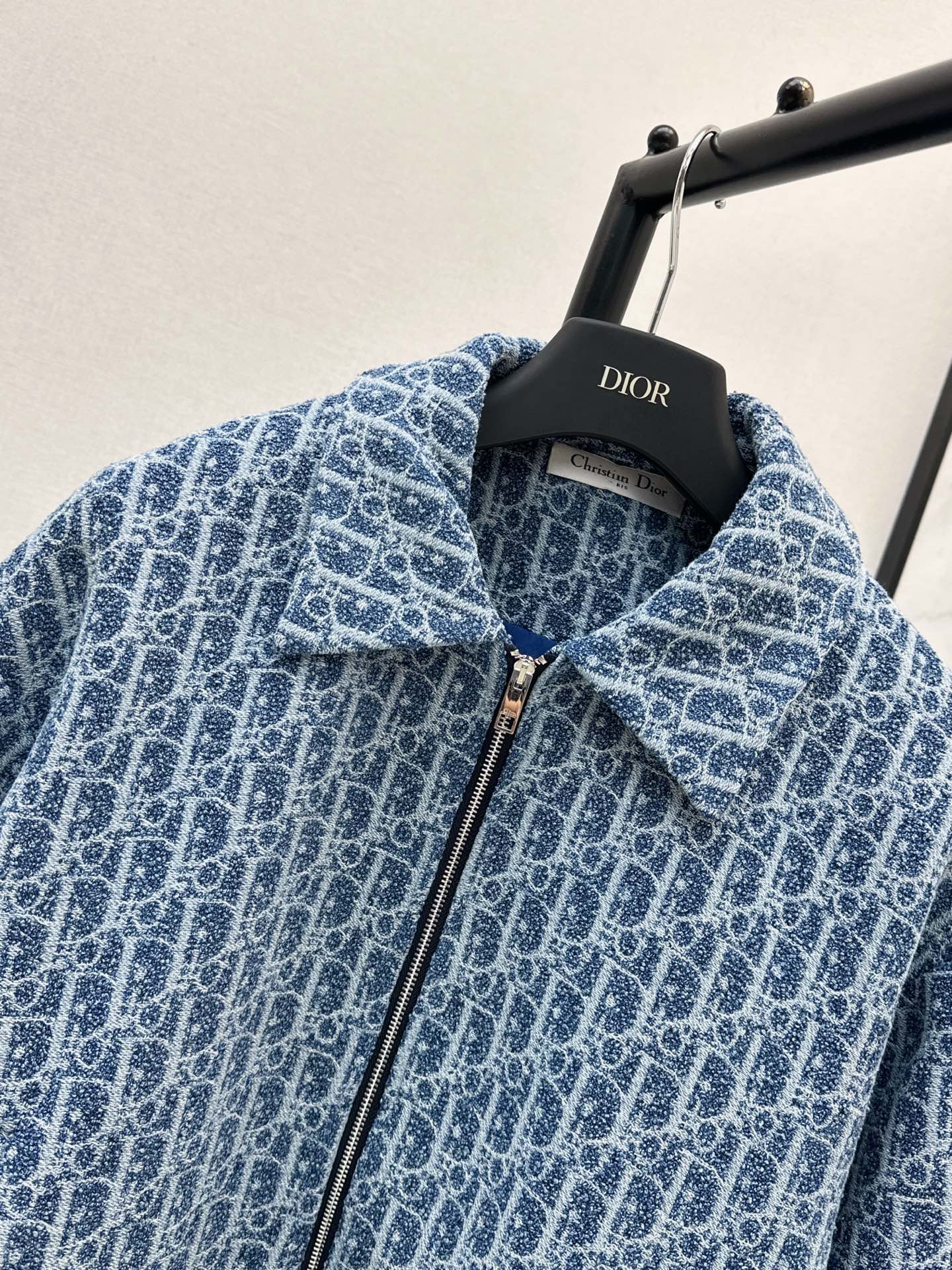 CD 26fw tweed zipper jacket