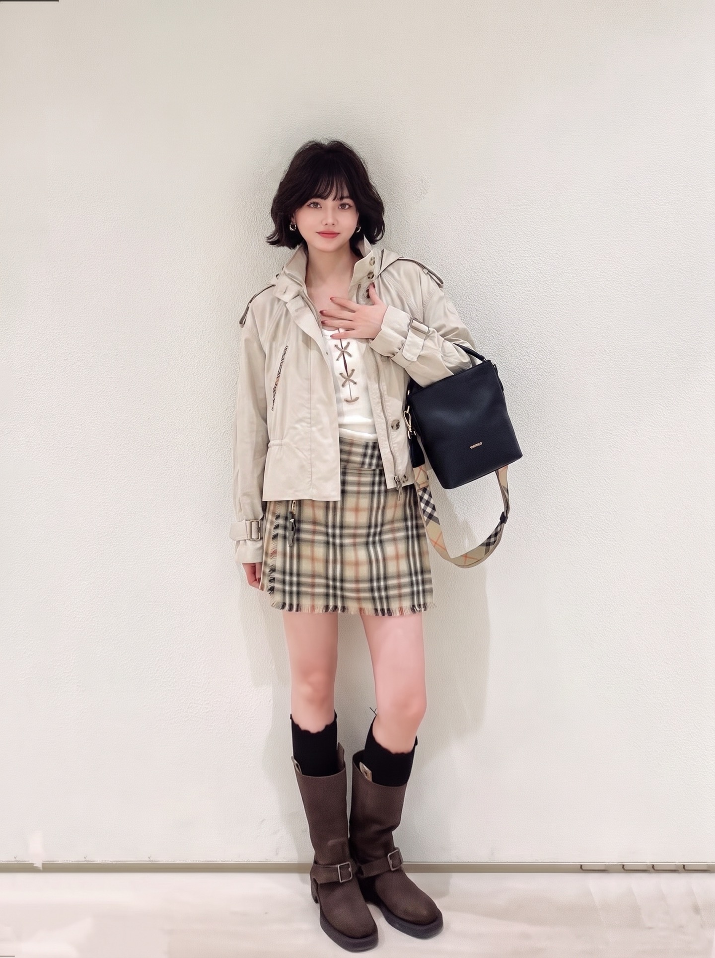 Bur 26fw hooded trench coats