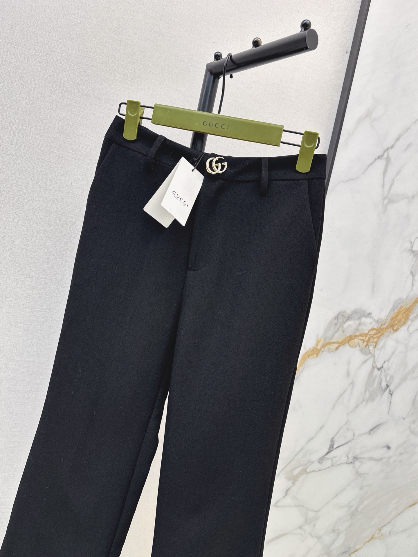 Guc 26fw straight-leg trousers