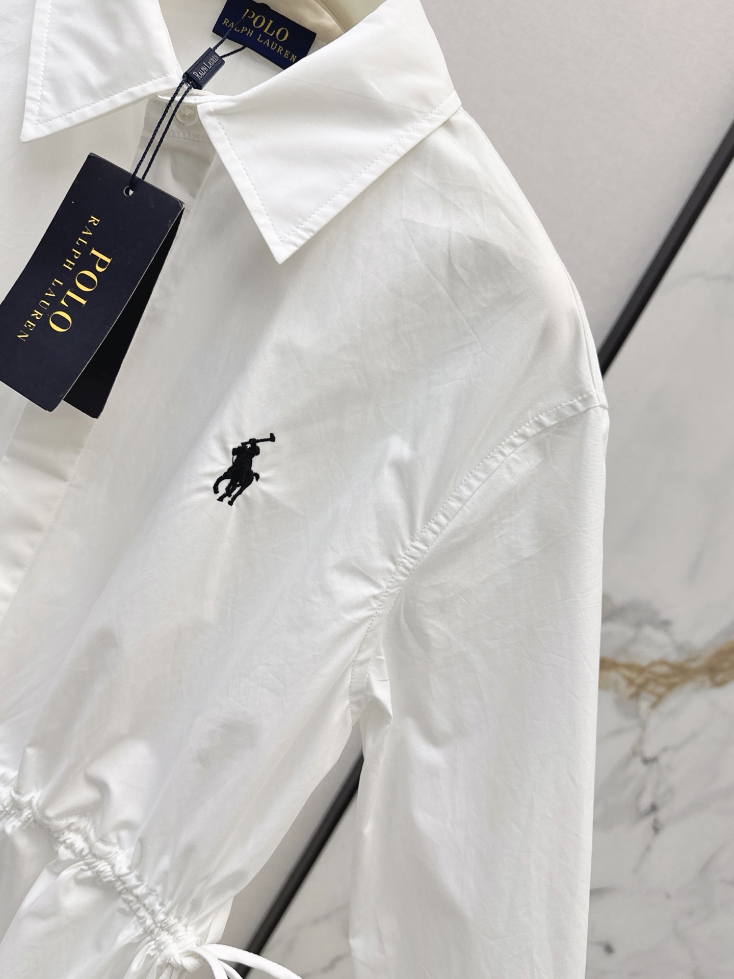 Ralp 26fw drawstring shirt dress