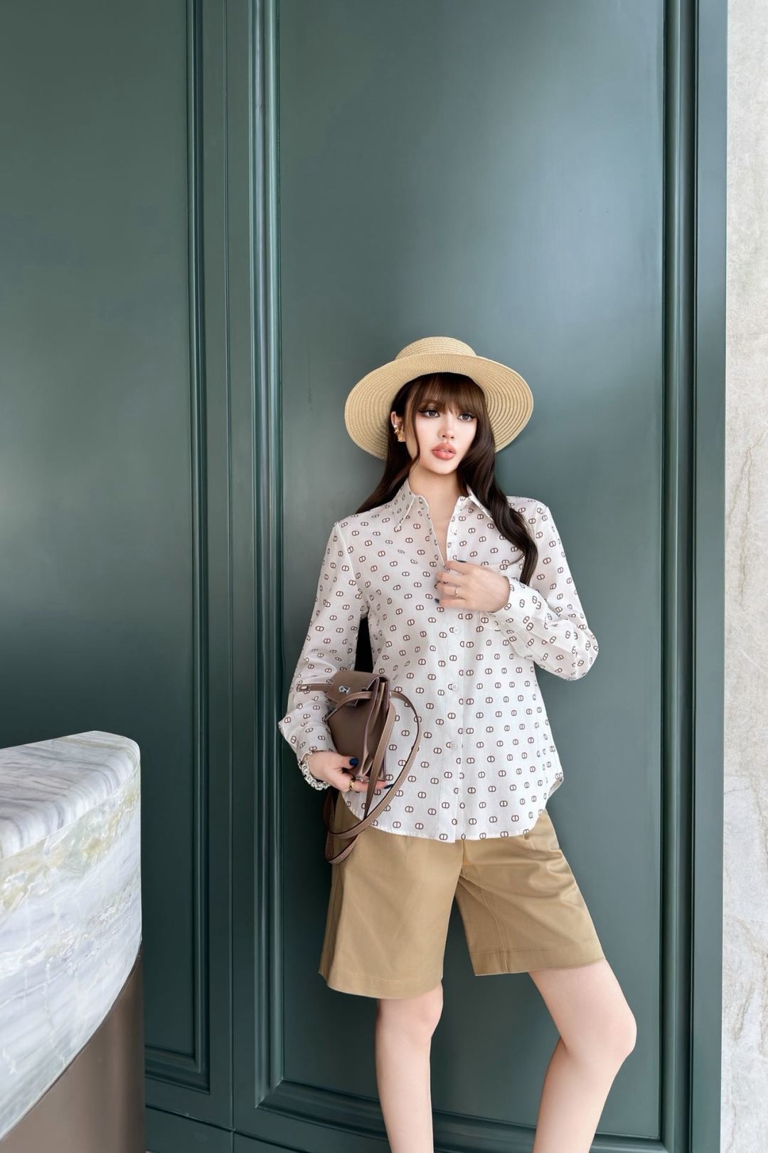 Her 26fw print shirt