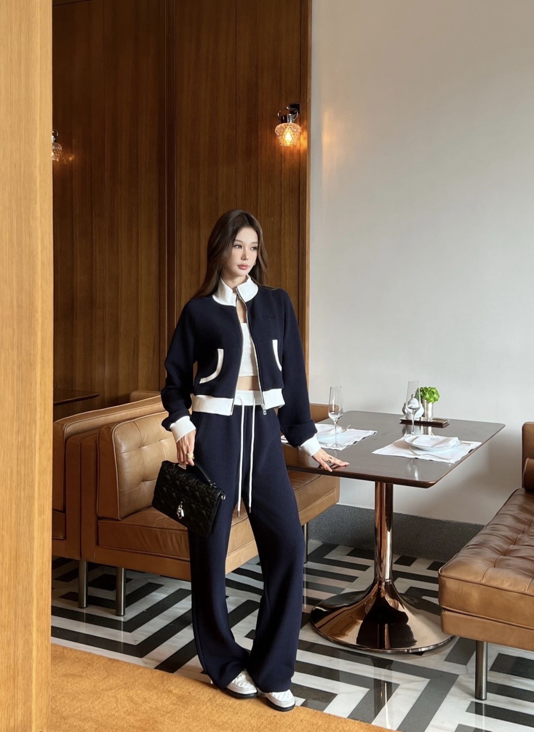Celi 26fw casual jacket pants sets