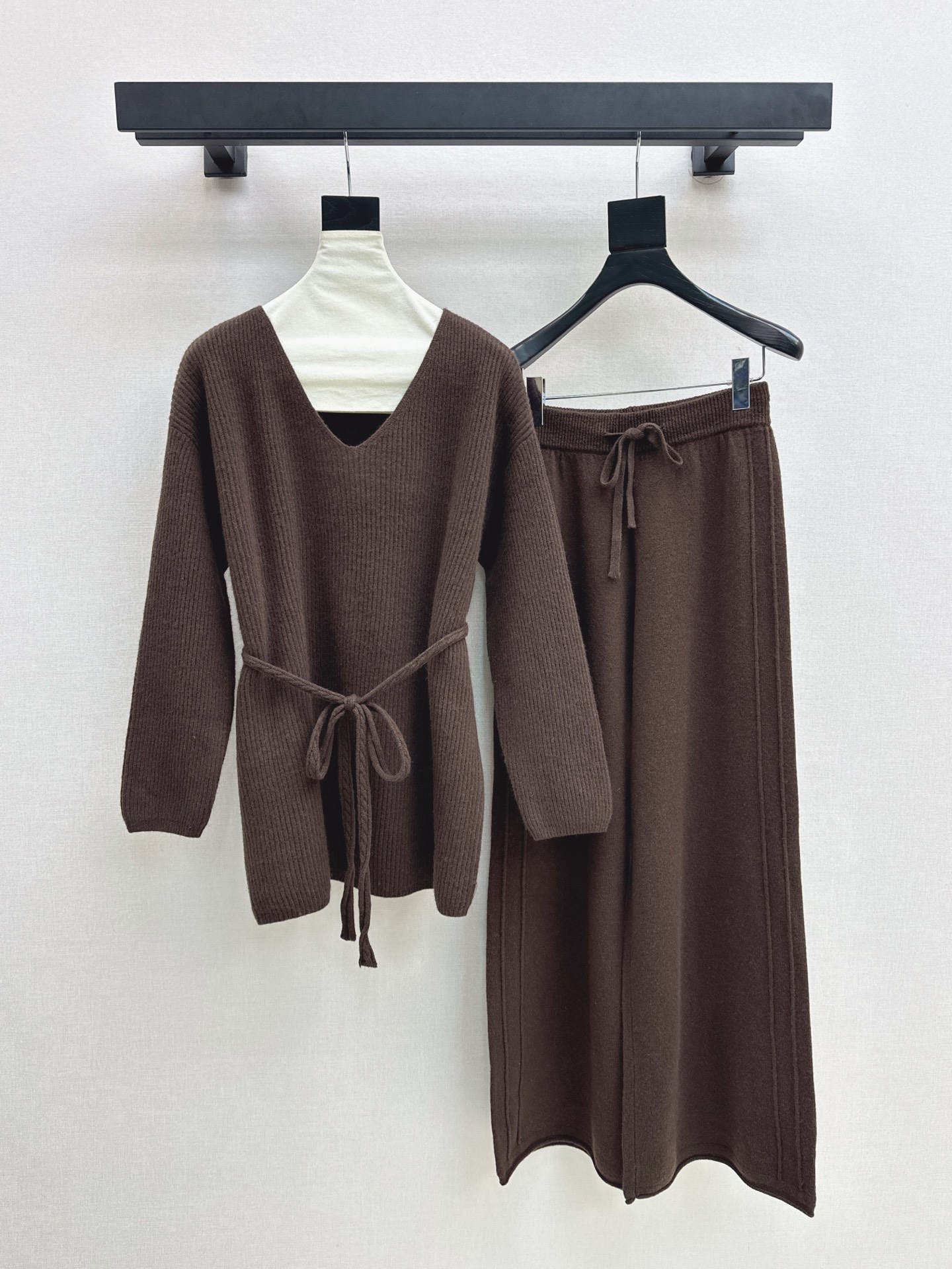 Brun 26fw wool sweater pants sets