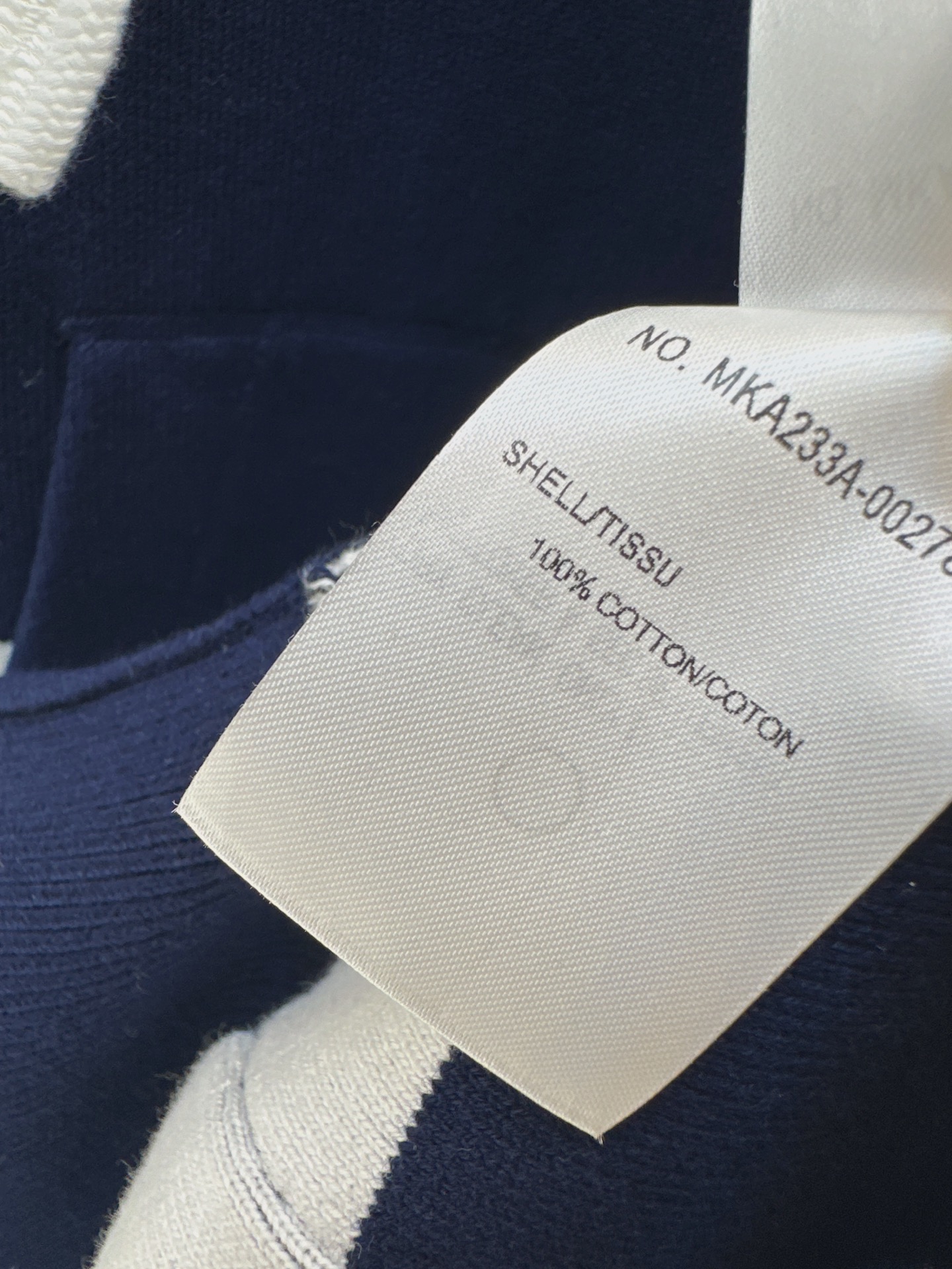 Thom 26fw stripe hooded knitwear